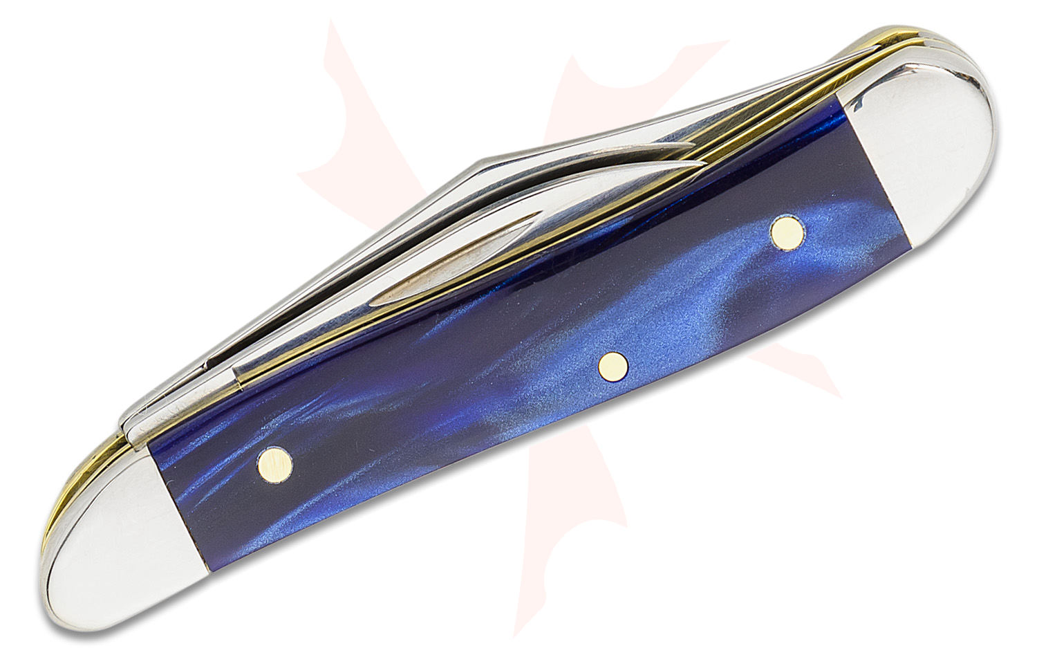 小物 cassp Case XX Medium Stockman Green Apple Peach Seed Jigged Bone