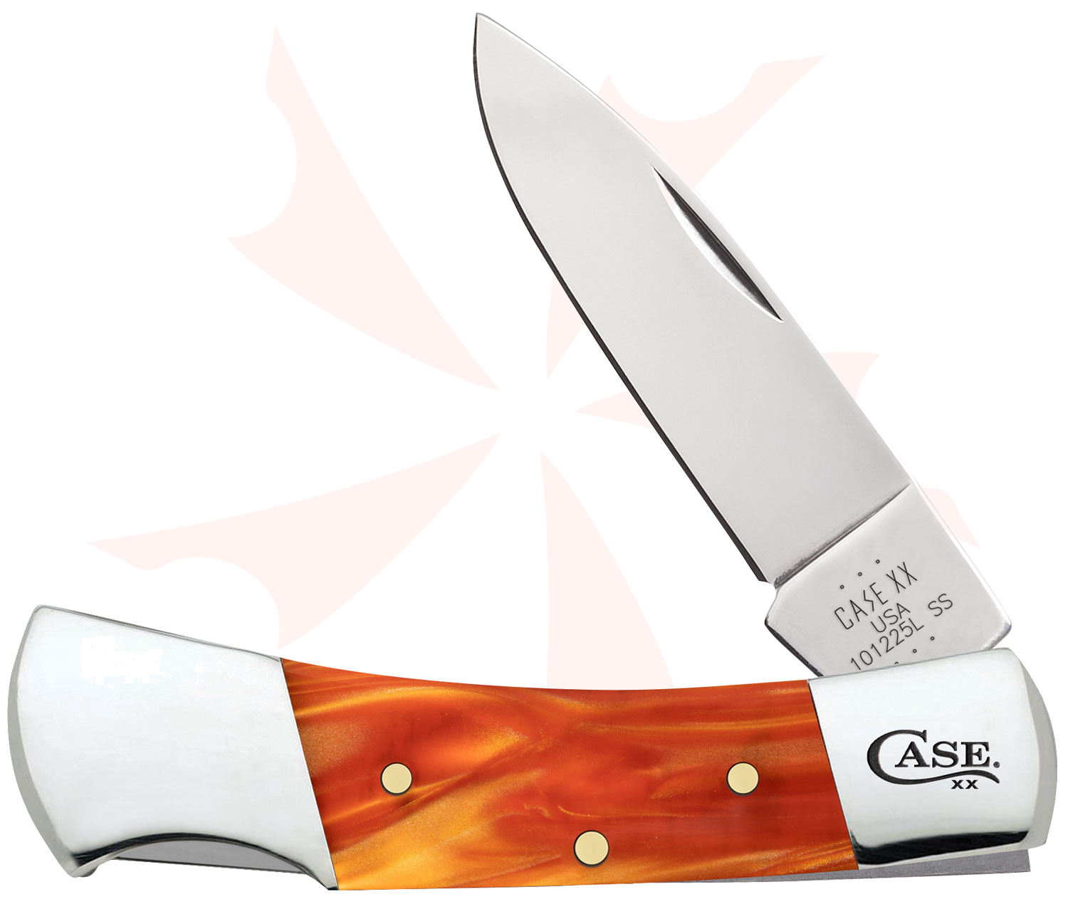 Case Smooth Copper Kirinite Lockback Pocket Knife 3