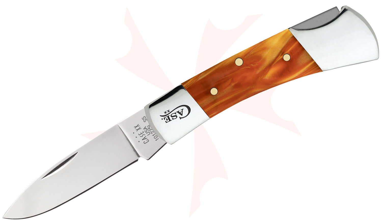 Case Smooth Copper Kirinite Lockback Pocket Knife 3