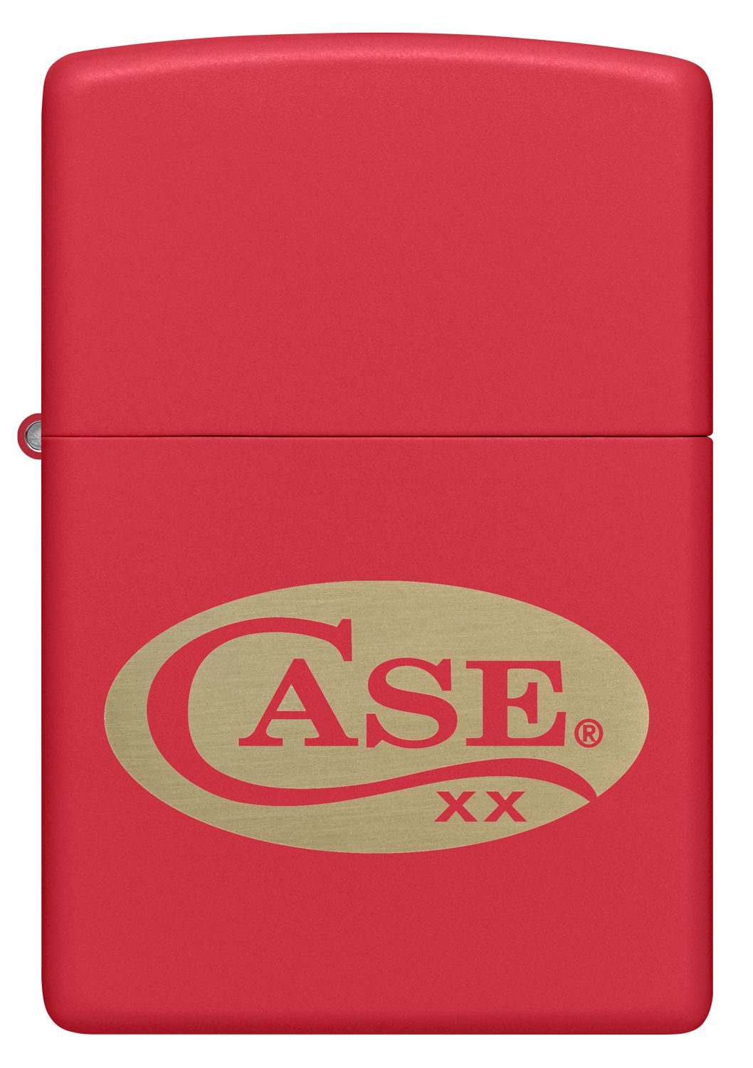 Case Zippo Red Matte Light, Case XX Logo