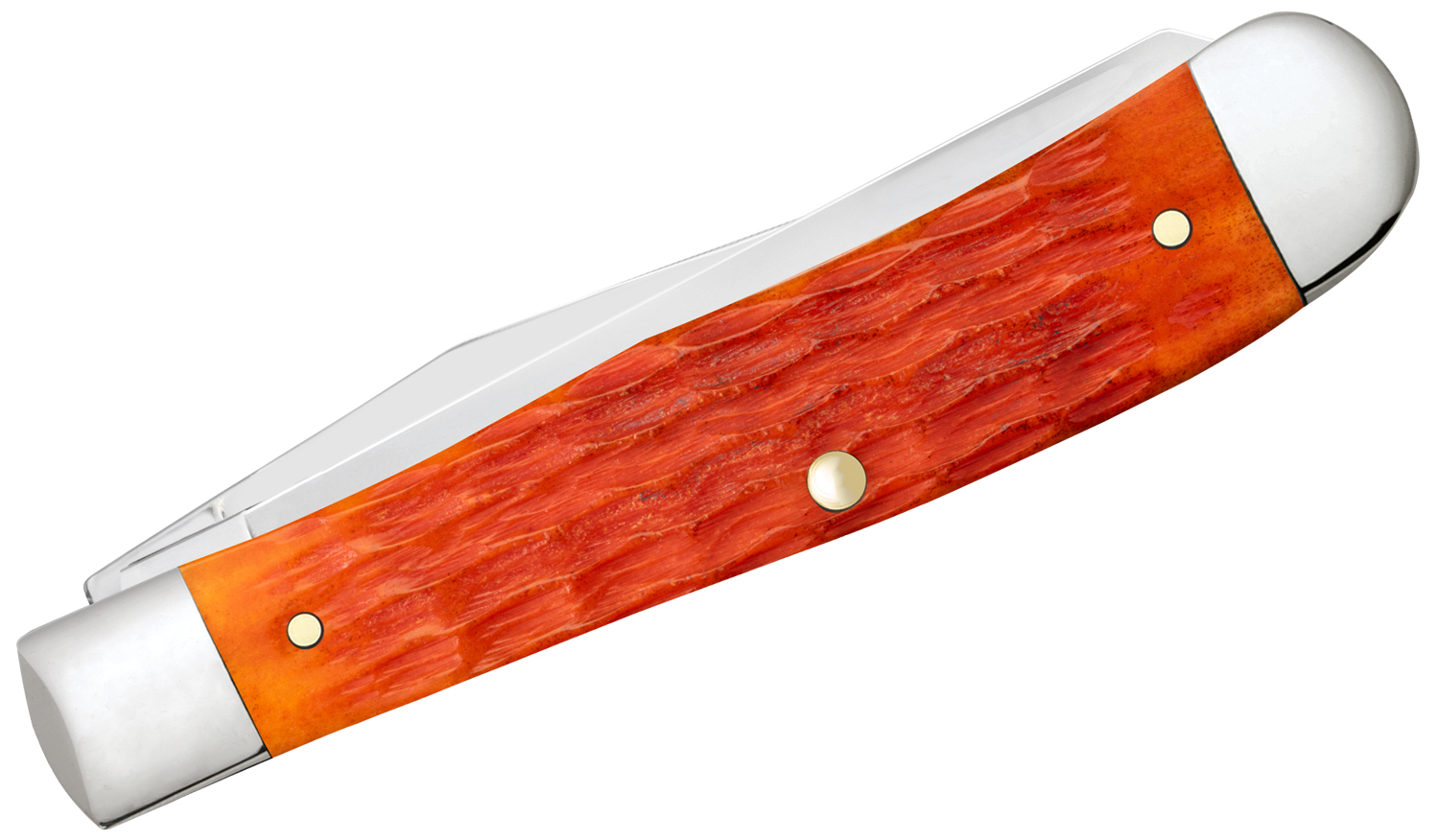 Case Crandall Jig Tequila Sunrise Bone Trapper Pocket Knife 4.13