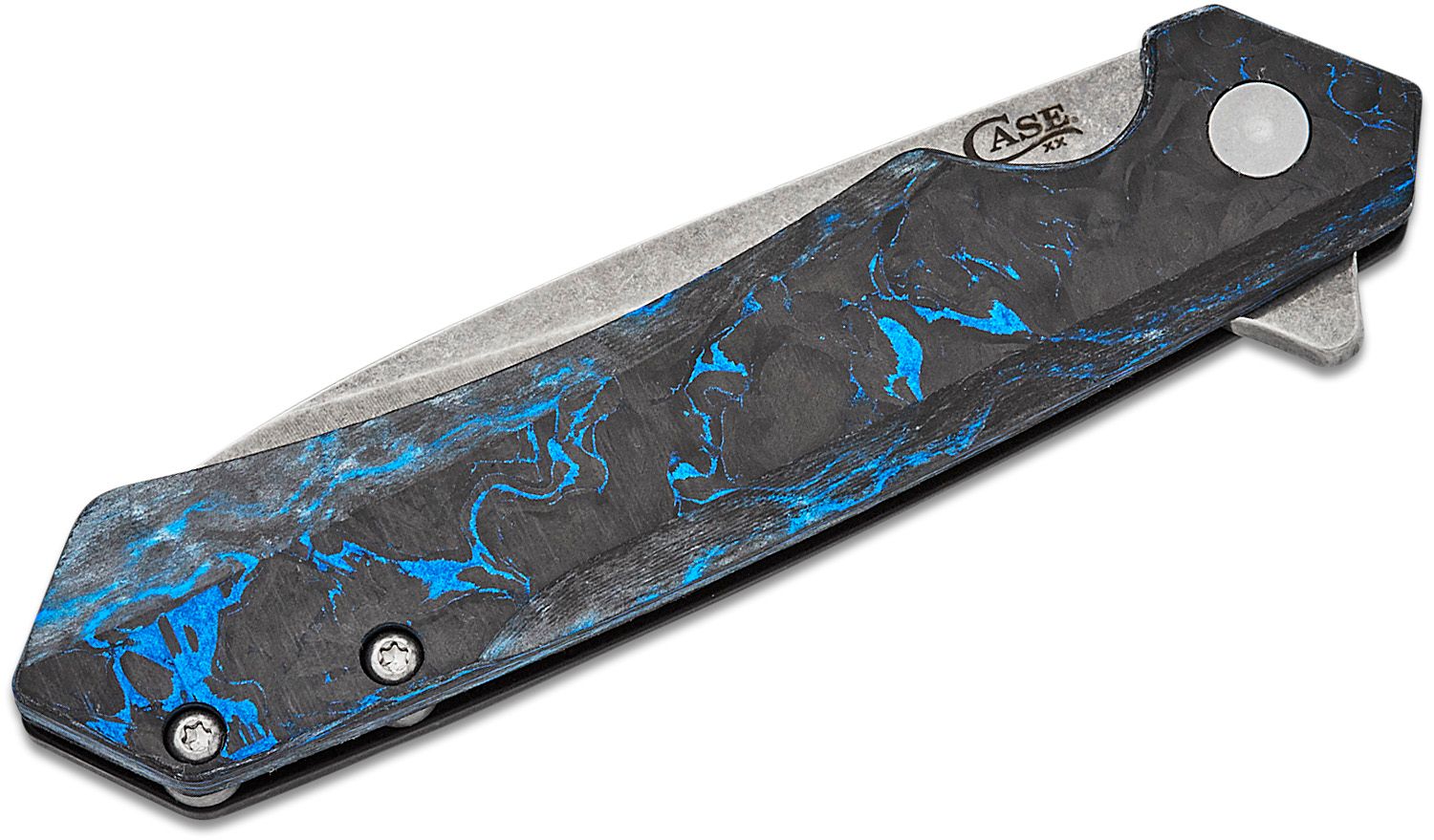 Case®  Blue and Black Carbon Fiber Kinzua® –