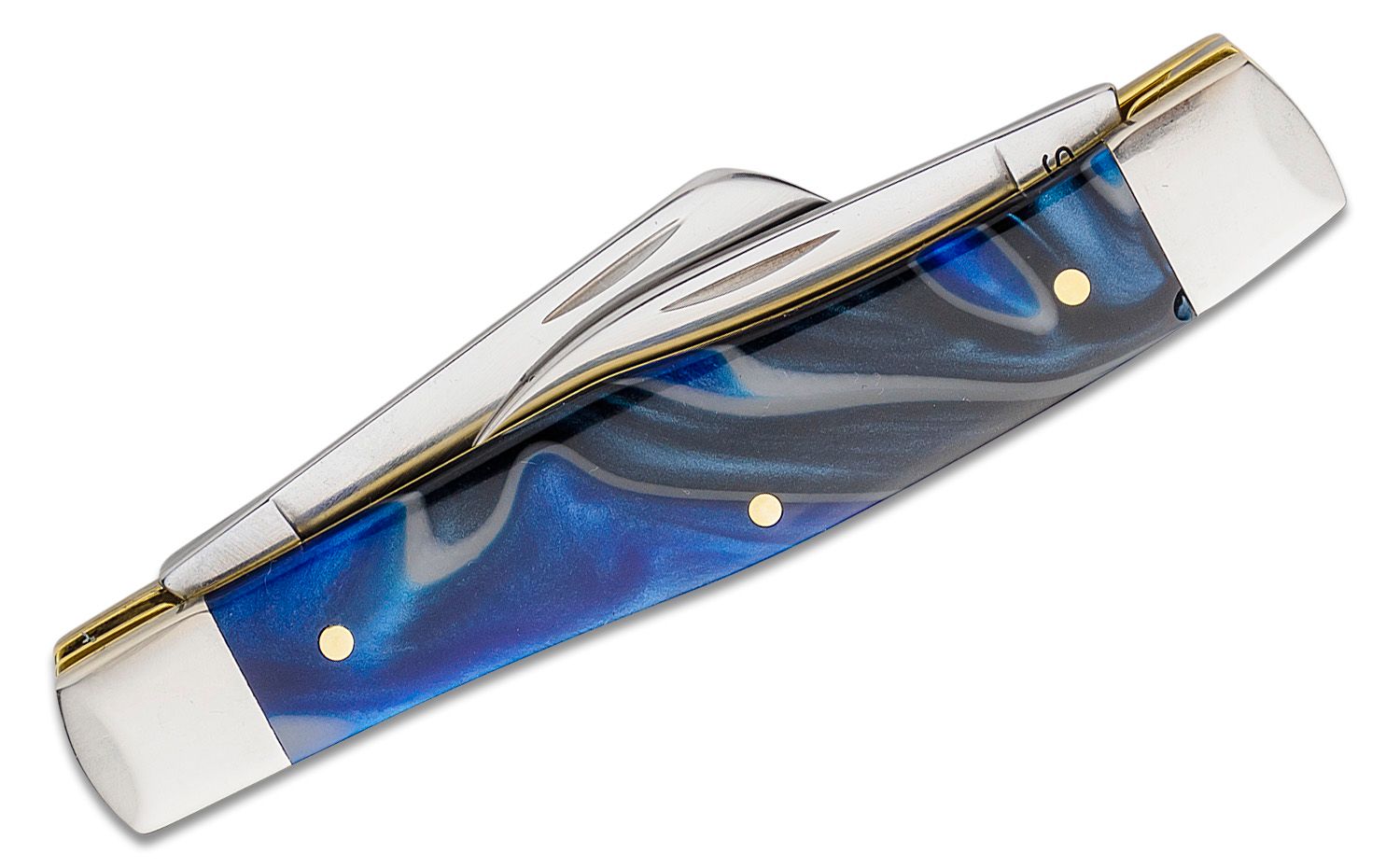 Case®  Smooth Blue G-10 Medium Stockman with XX Diamond shield –