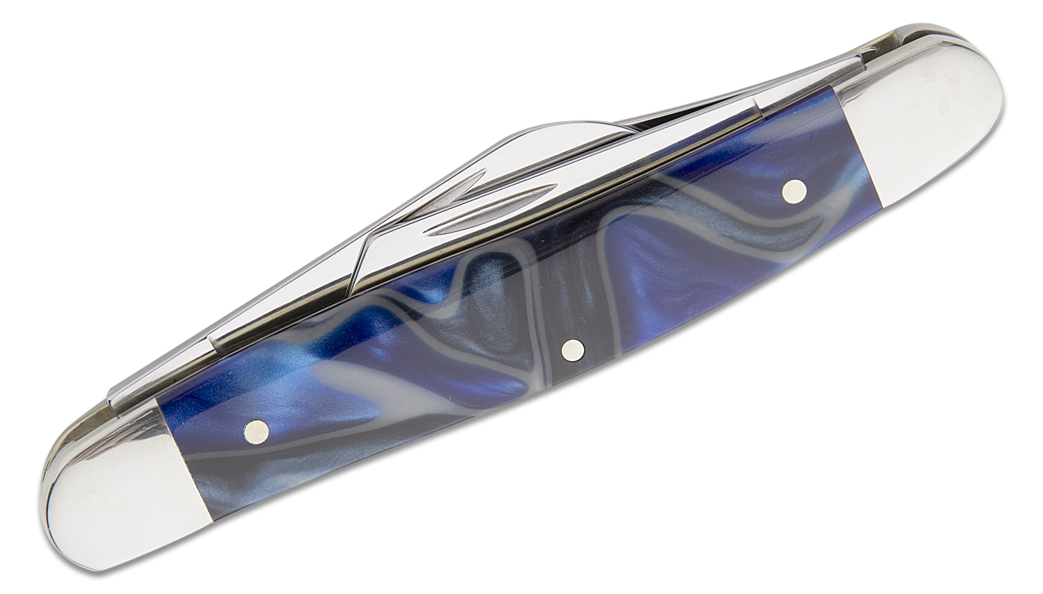 Case Smooth Ocean Blue Kirinite Stockman Pocket Knife 3.88