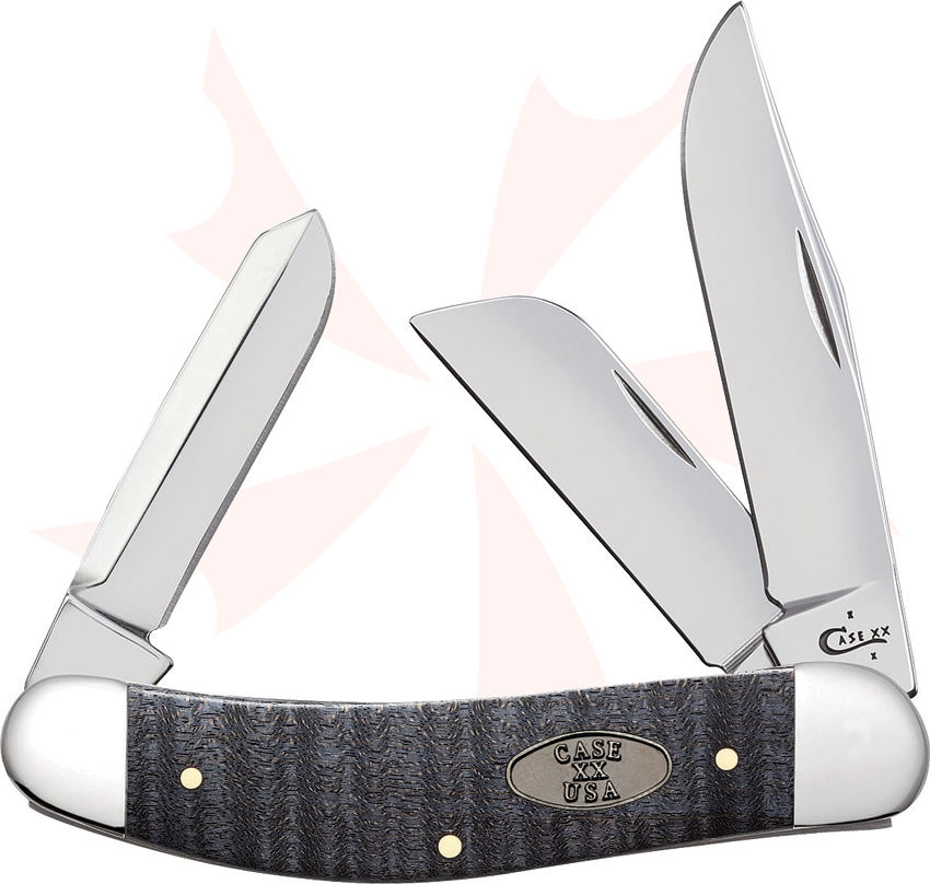 Case Black Curly Maple Sowbelly Pocket Knife 3.875
