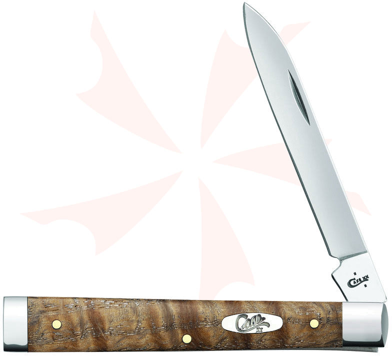 Case Smooth Natural Curly Oak Doctor's Knife 3.75