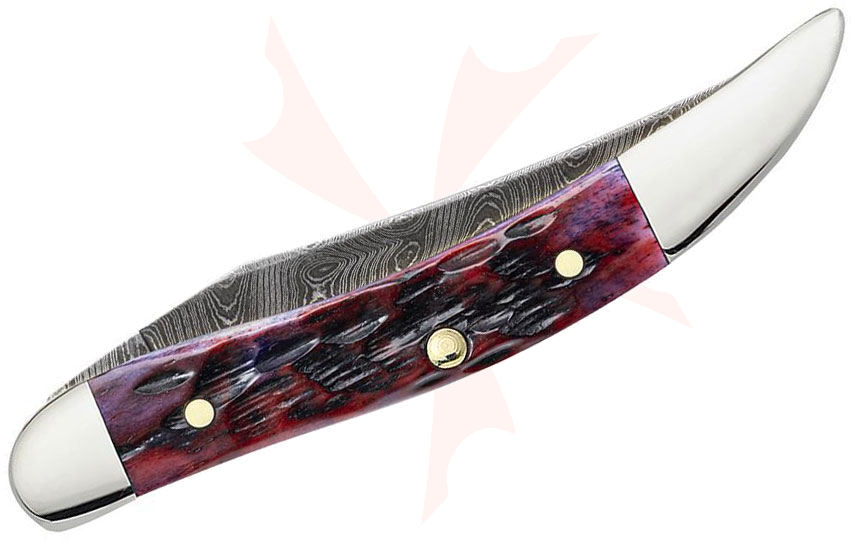 Case Crimson Bone Peach Seed Jig Small Texas Toothpick Pocket