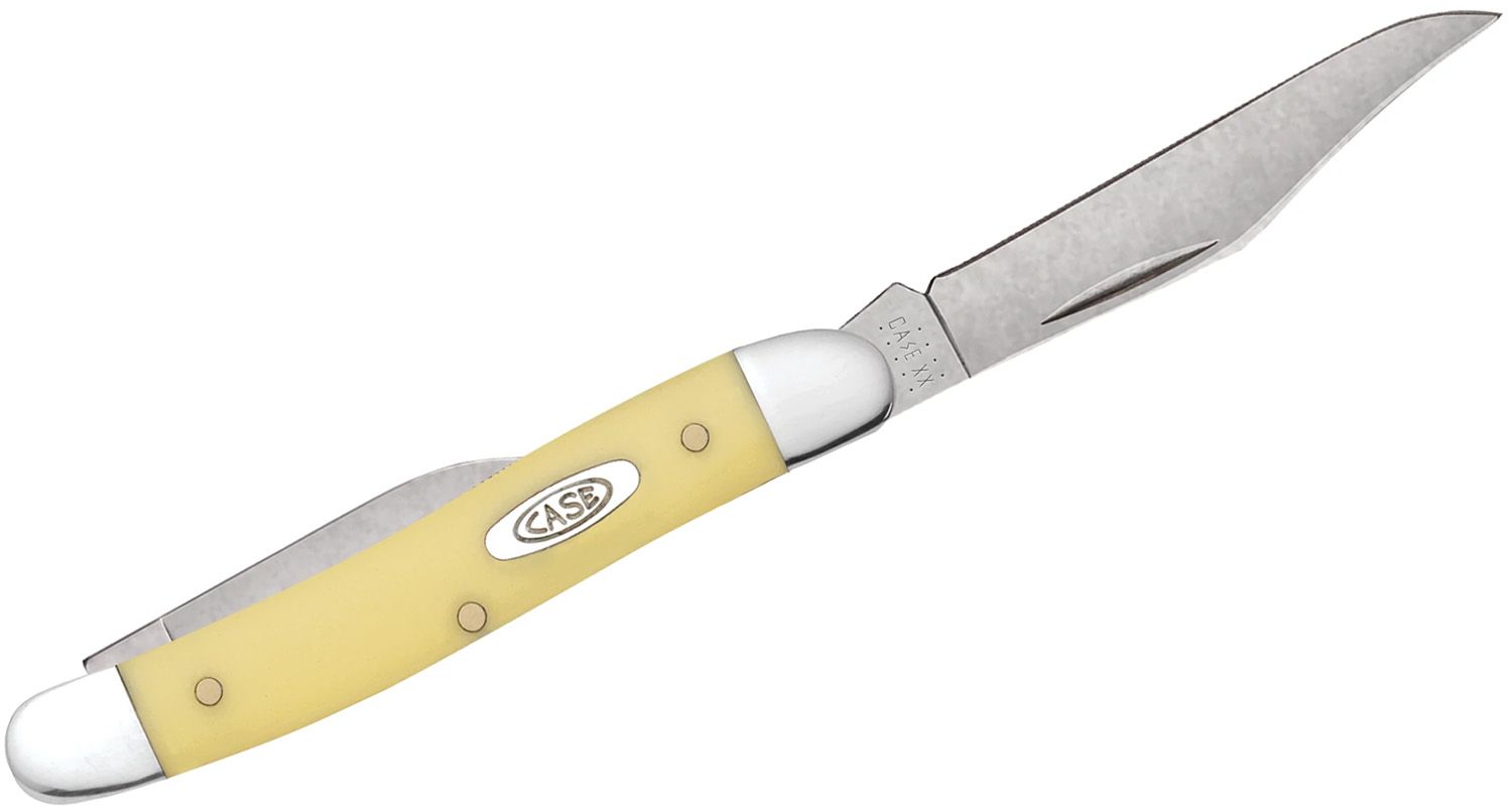Case Yellow Handle Pen Knife 3-3/8 Closed (32087 CV) - KnifeCenter - 00109  - Discontinued
