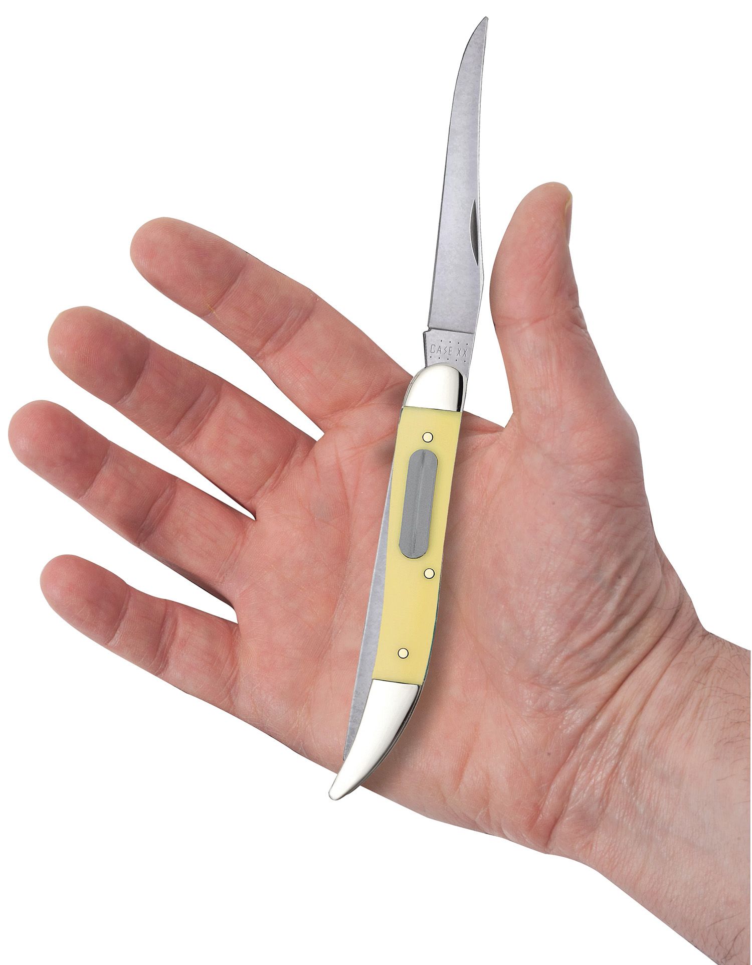 Case Yellow Synthetic Fishing Knife 4-1/4