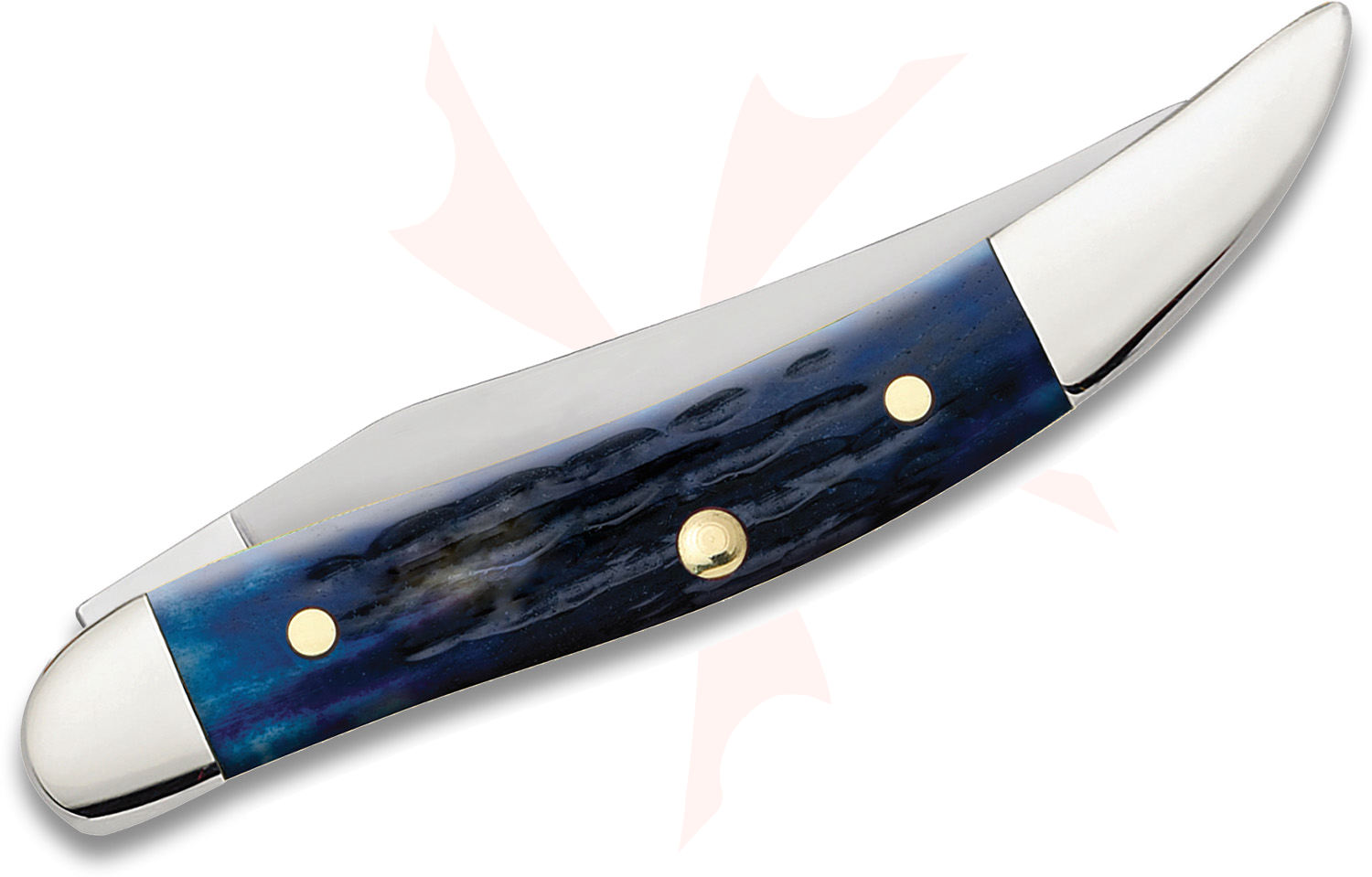 Case Rogers Corn Cob Jig Blue Bone Small Texas Toothpick 3.5