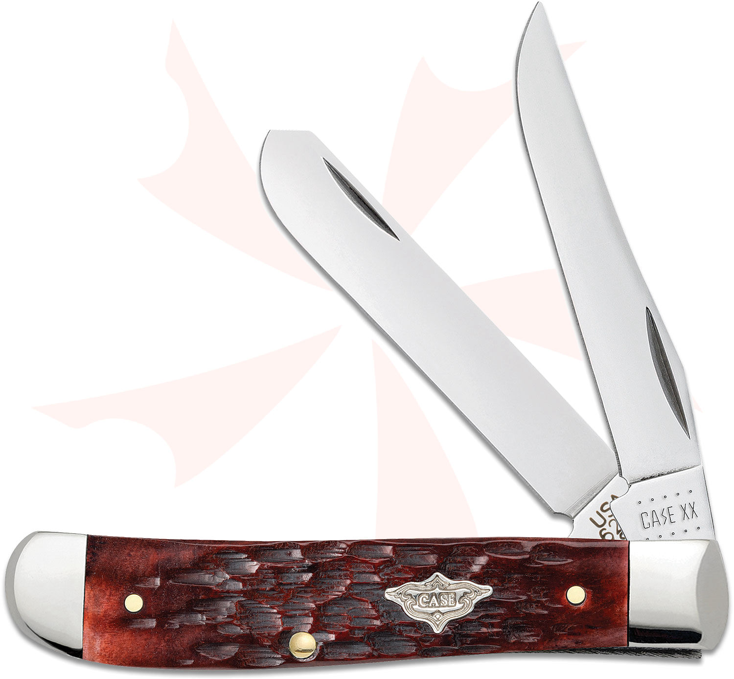 Case SHOT Show 2020 Peach Seed Jig Walnut Bone Mini Trapper