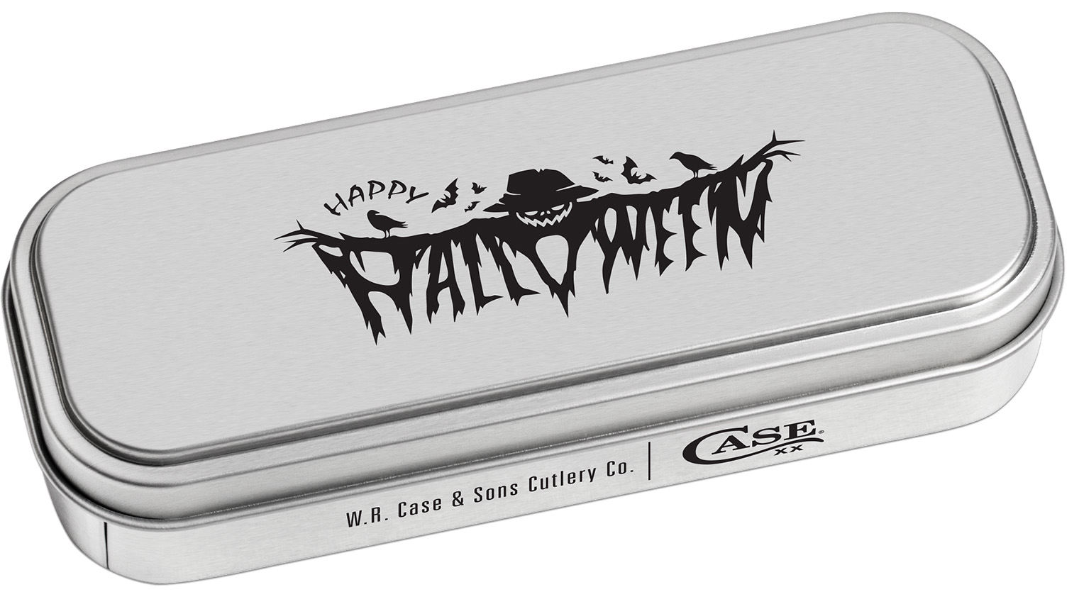 Case Halloween Persimmon Orange Smooth Bone Mini Trapper Pocket