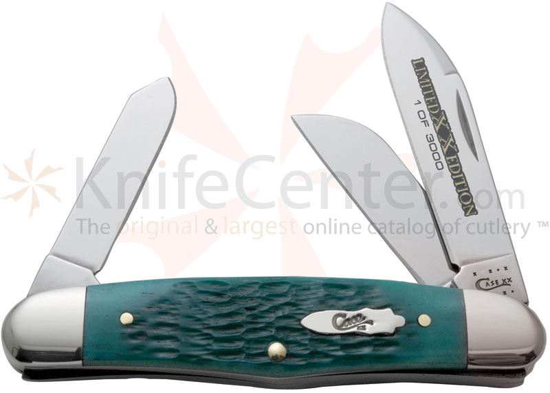 Case Limited Edition XXVI Sea Green Bone Humpback Stockman 3-5/8