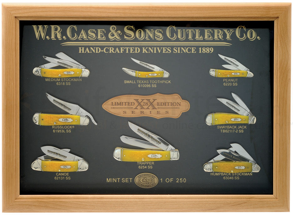 Case Limited Edition XXVIII Mint Aberdeen Jigged Marigold Bone Set