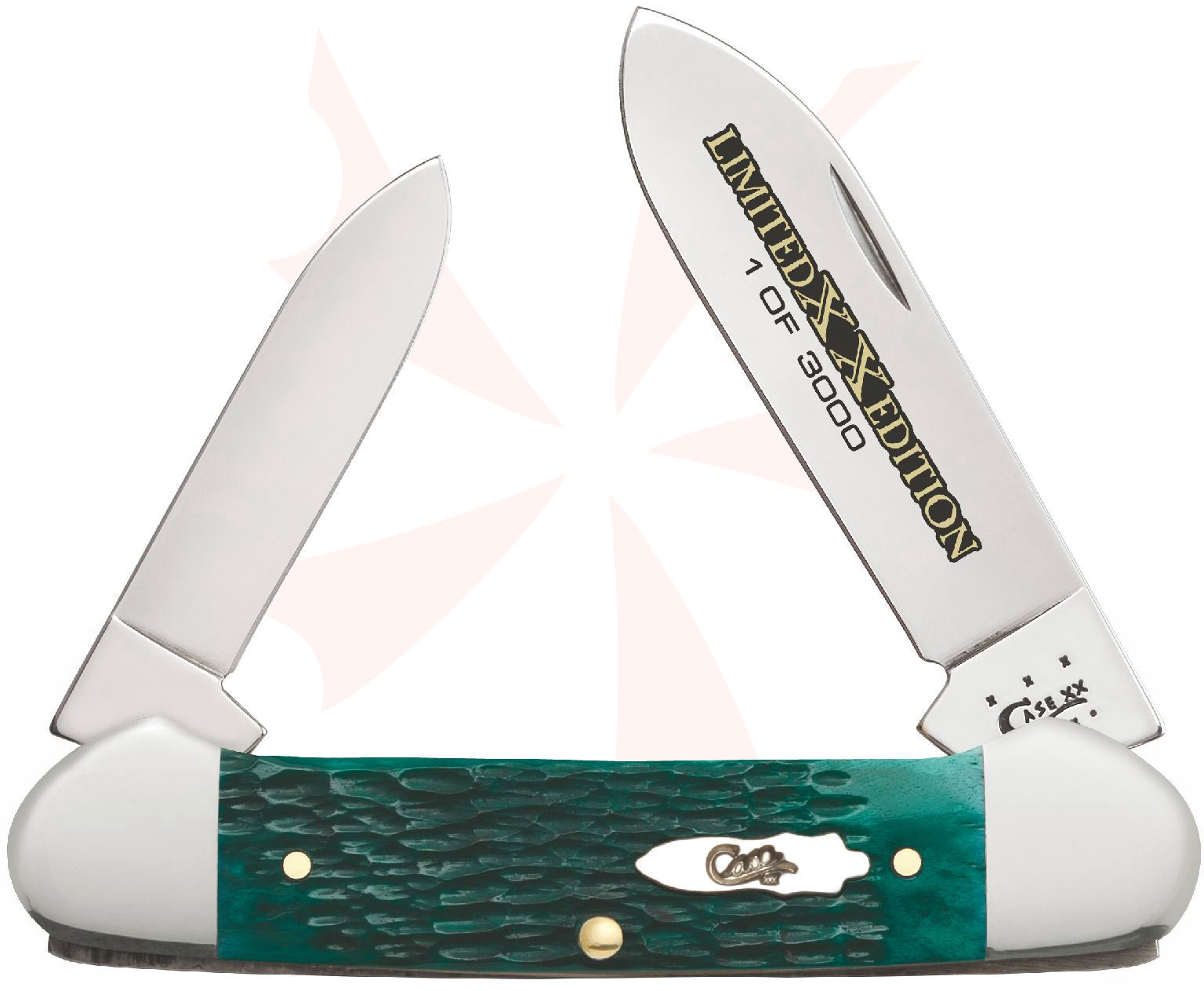 Case XX Limited Edition Series XXXI Jade Bone Canoe 3-5/8