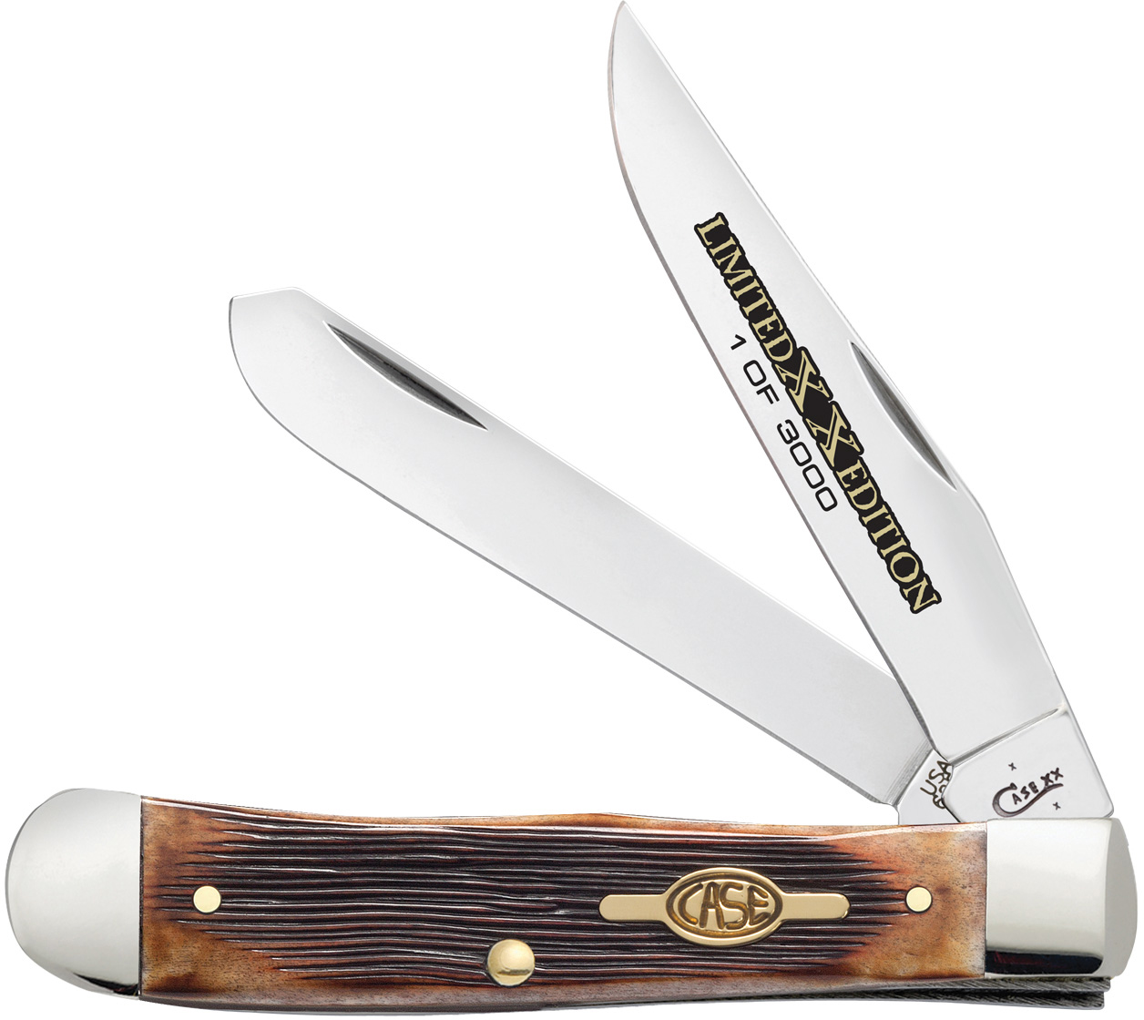 Case XX Limited Edition Series XXXIII Brown Bone Trapper 4.125