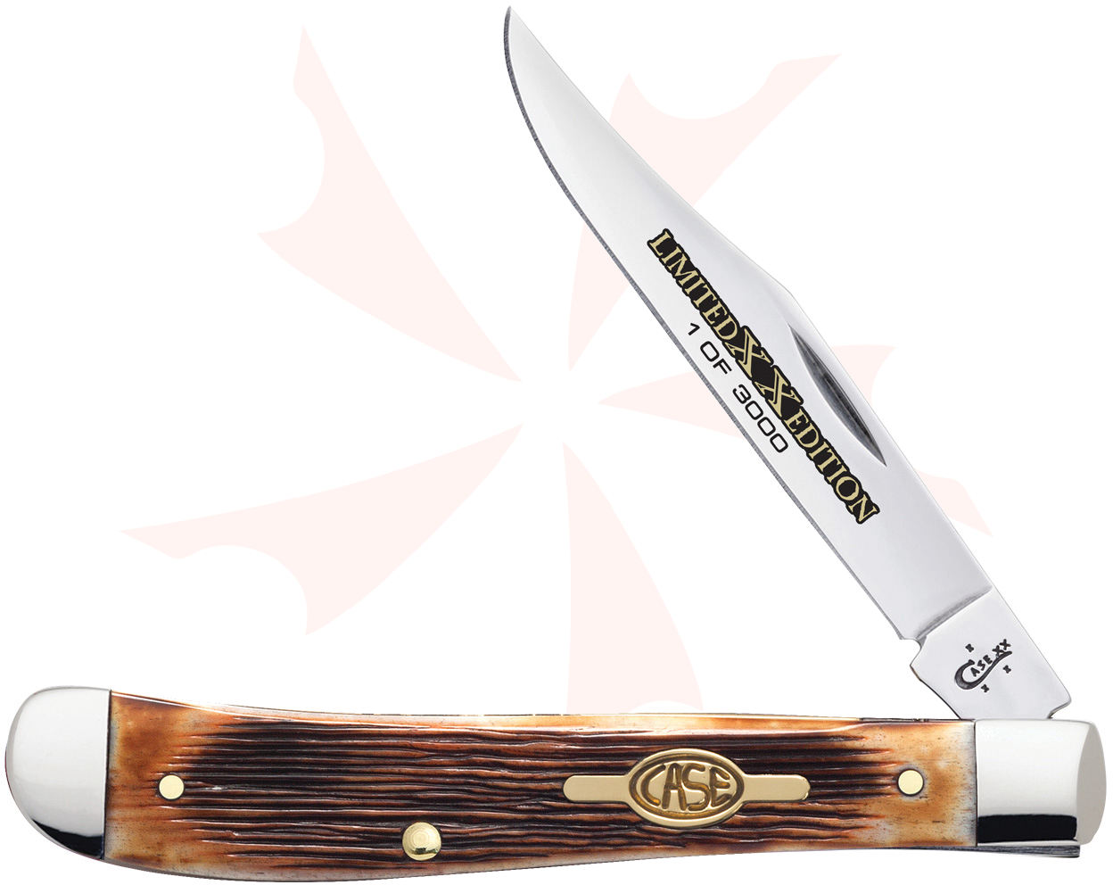 Case XX Limited Edition Series XXXIII Brown Bone Slimline Trapper