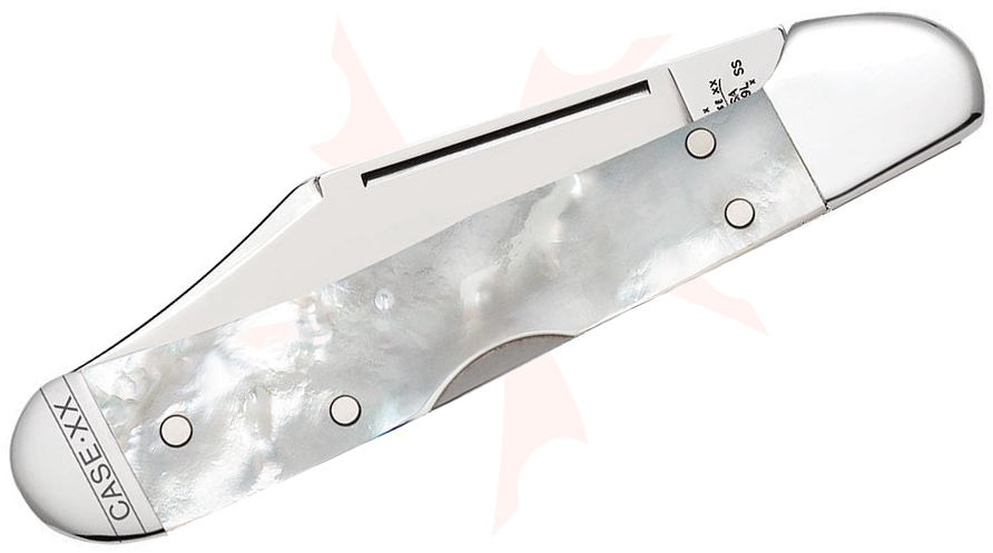 Case Genuine Mother-of-Pearl Mini CopperLock 3-5/8
