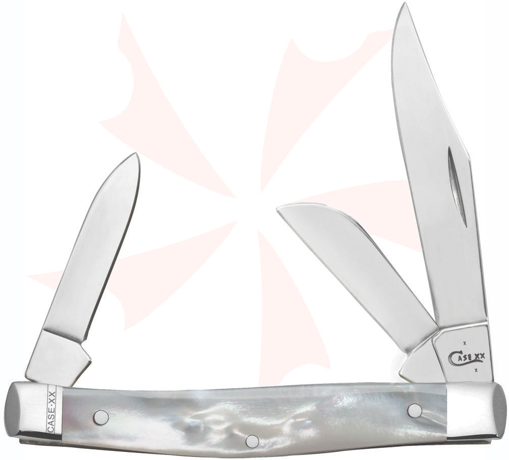 Case Genuine Mother-of-Pearl Medium Stockman 3.25