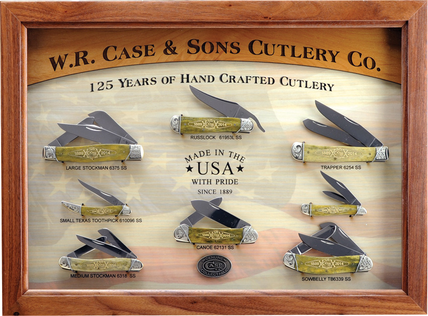 Case 125th Anniversary Mint Set, Smooth Olive Green Bone