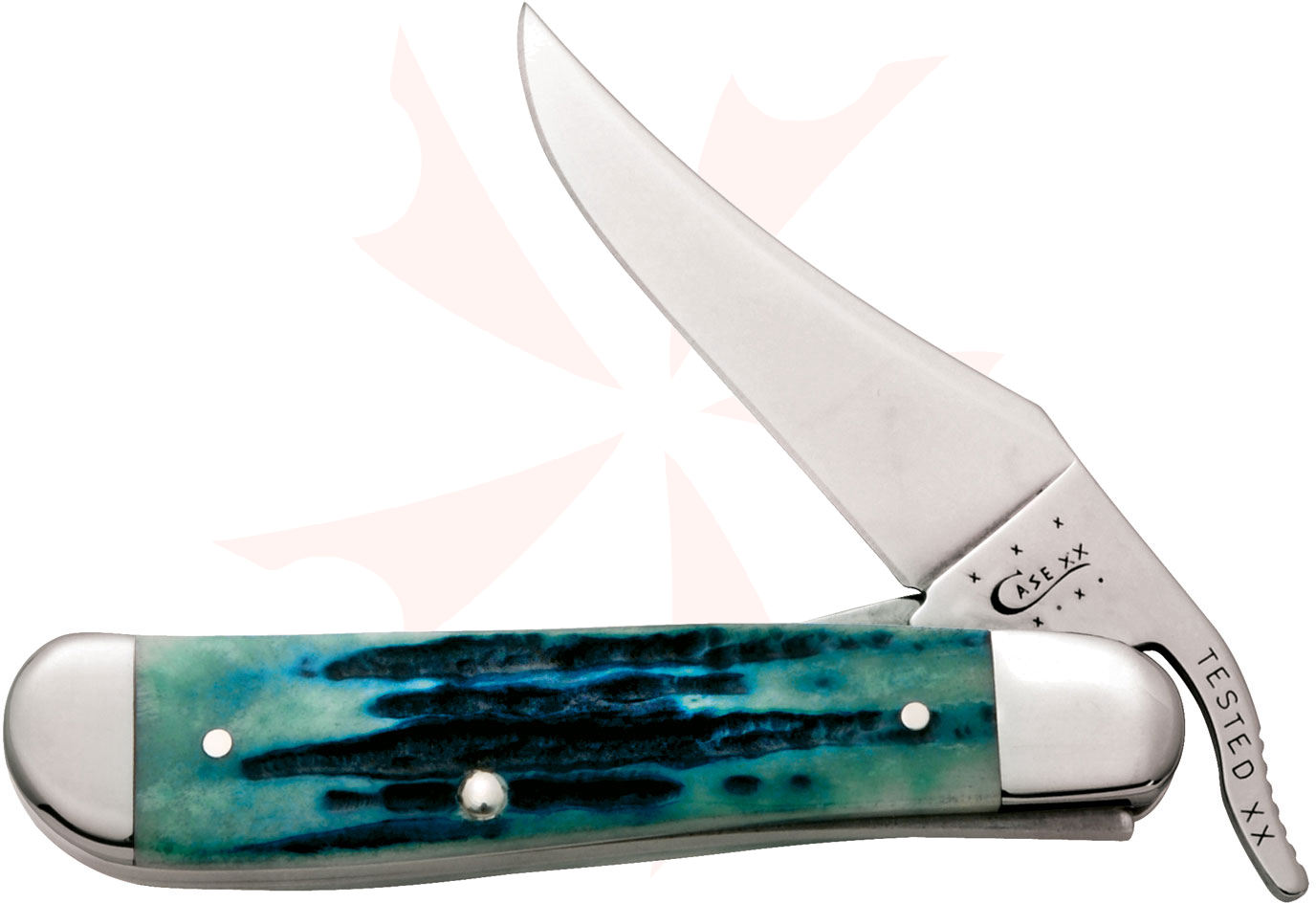 Case Deep Canyon Jigged Calypso Bone RussLock 4-1/4