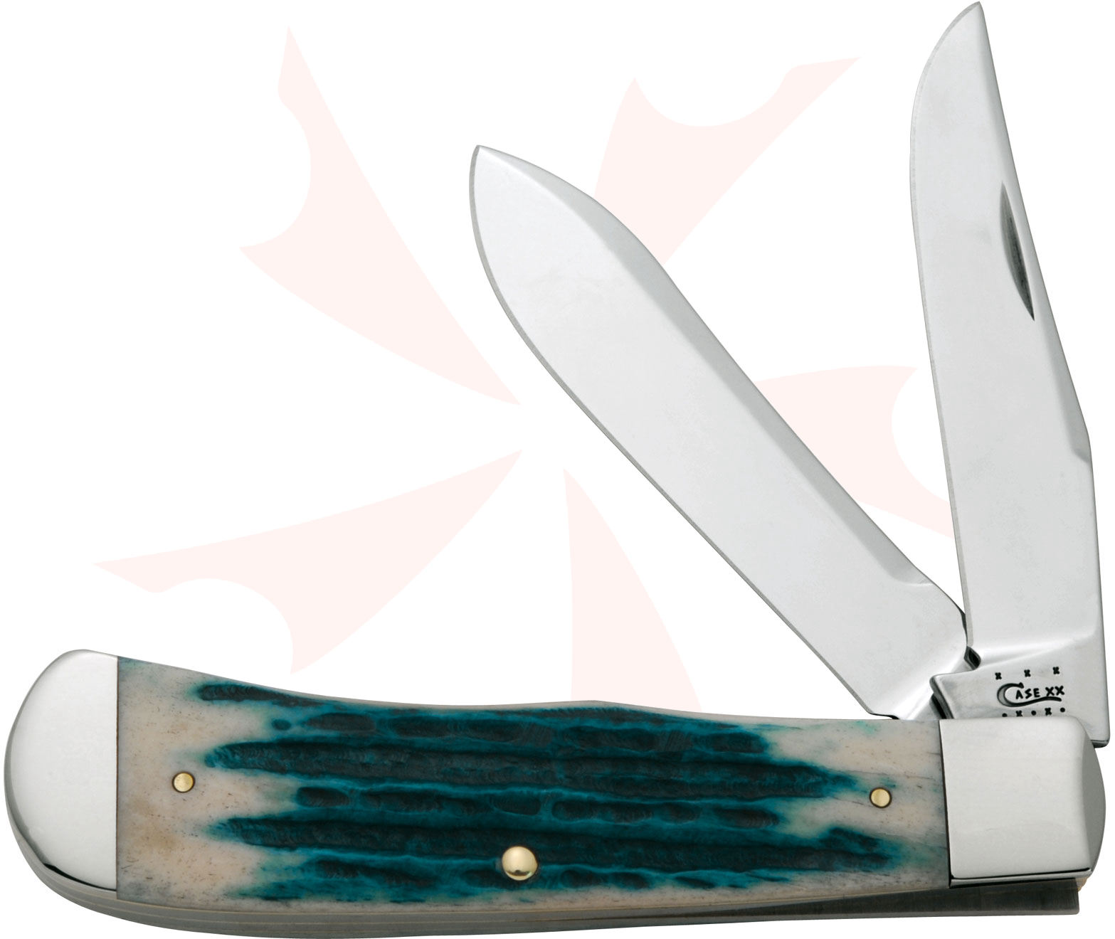 Case Deep Canyon Jigged Calypso Bone Panama Trapper 4-5/8