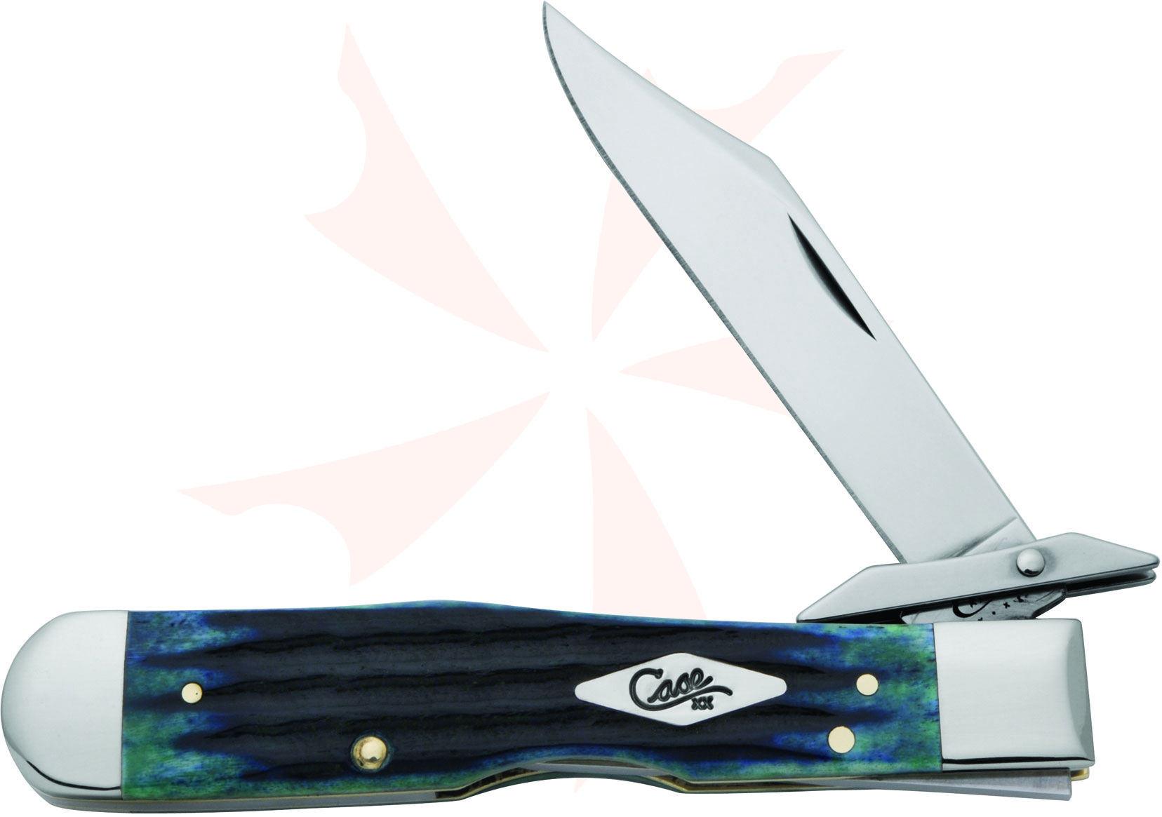 Case Kentucky Bluegrass Bone Cheetah 4-3/8