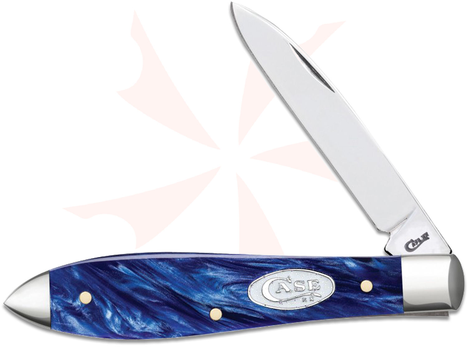 Case Smooth Blue Pearl Kirinite Tear Drop 3.63