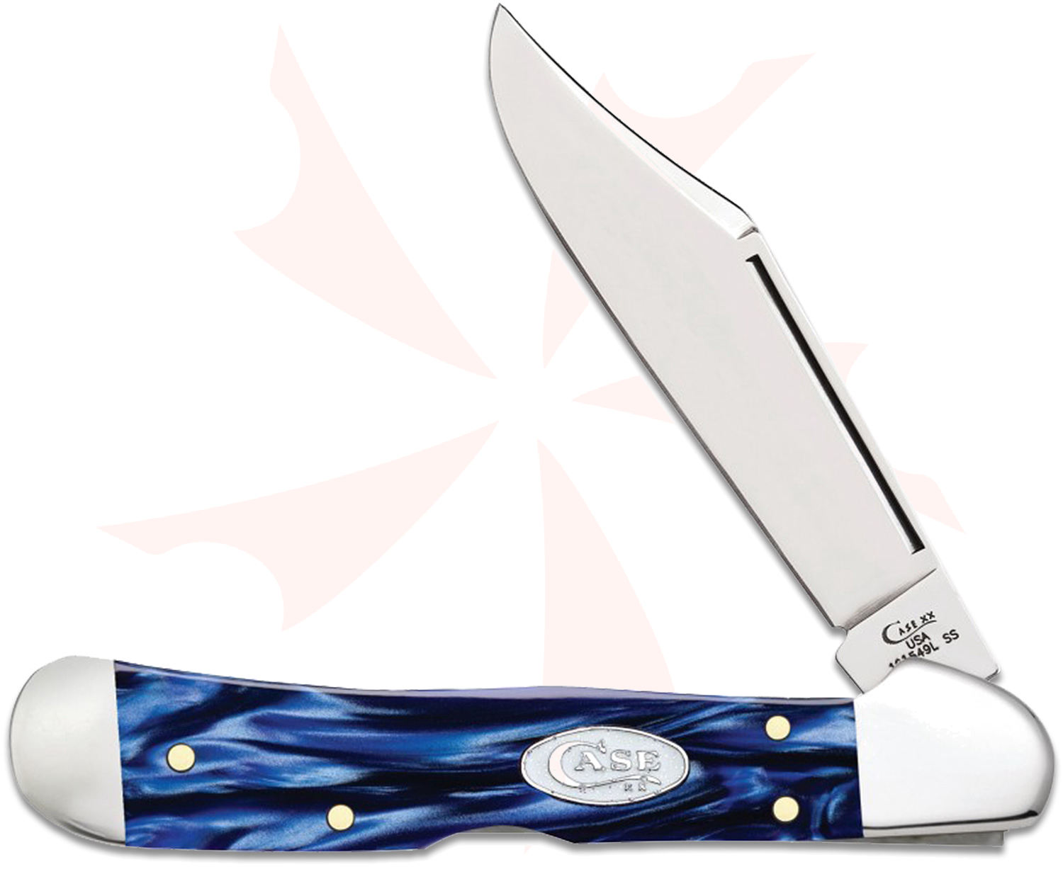 Case Smooth Blue Pearl Kirinite CopperLock 4.25