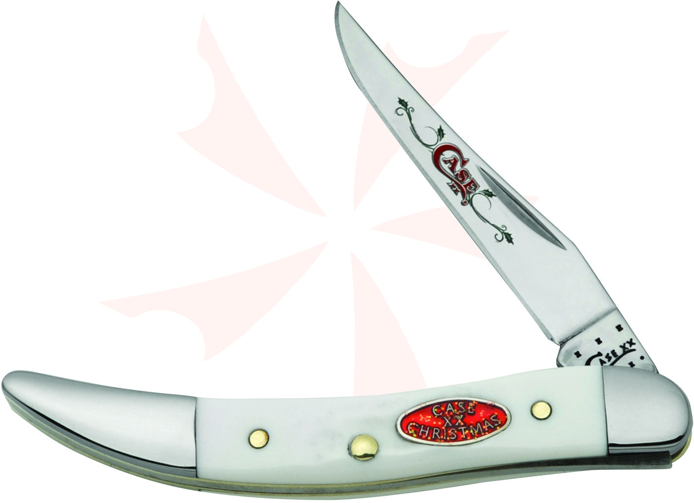 Case XX Christmas Shield Rough Jigged Synthetic Small Texas