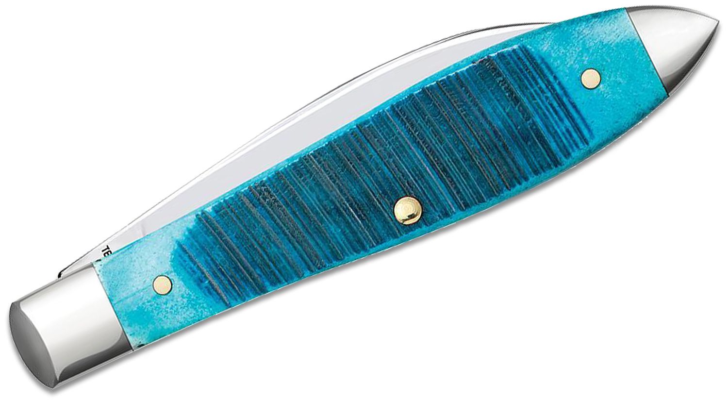 Turquoise Inlay Pocket Buck Knife - Malouf on the Plaza