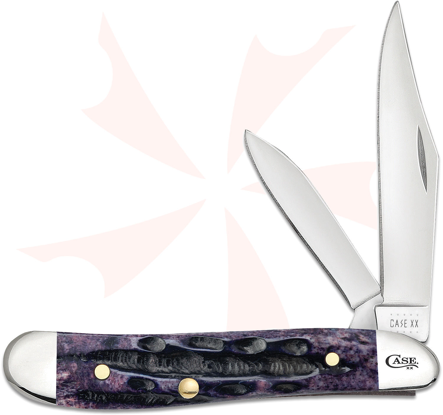 Case Deep Canyon Light Purple Bone Peanut, 2.875