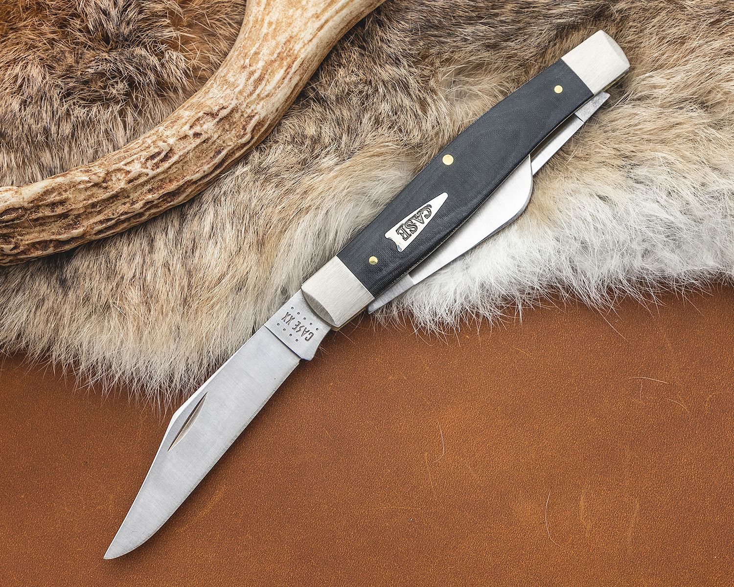  Case xx Smooth Black Micarta Large Stockman Stainless Pocket  Knife Knives : Tools & Home Improvement