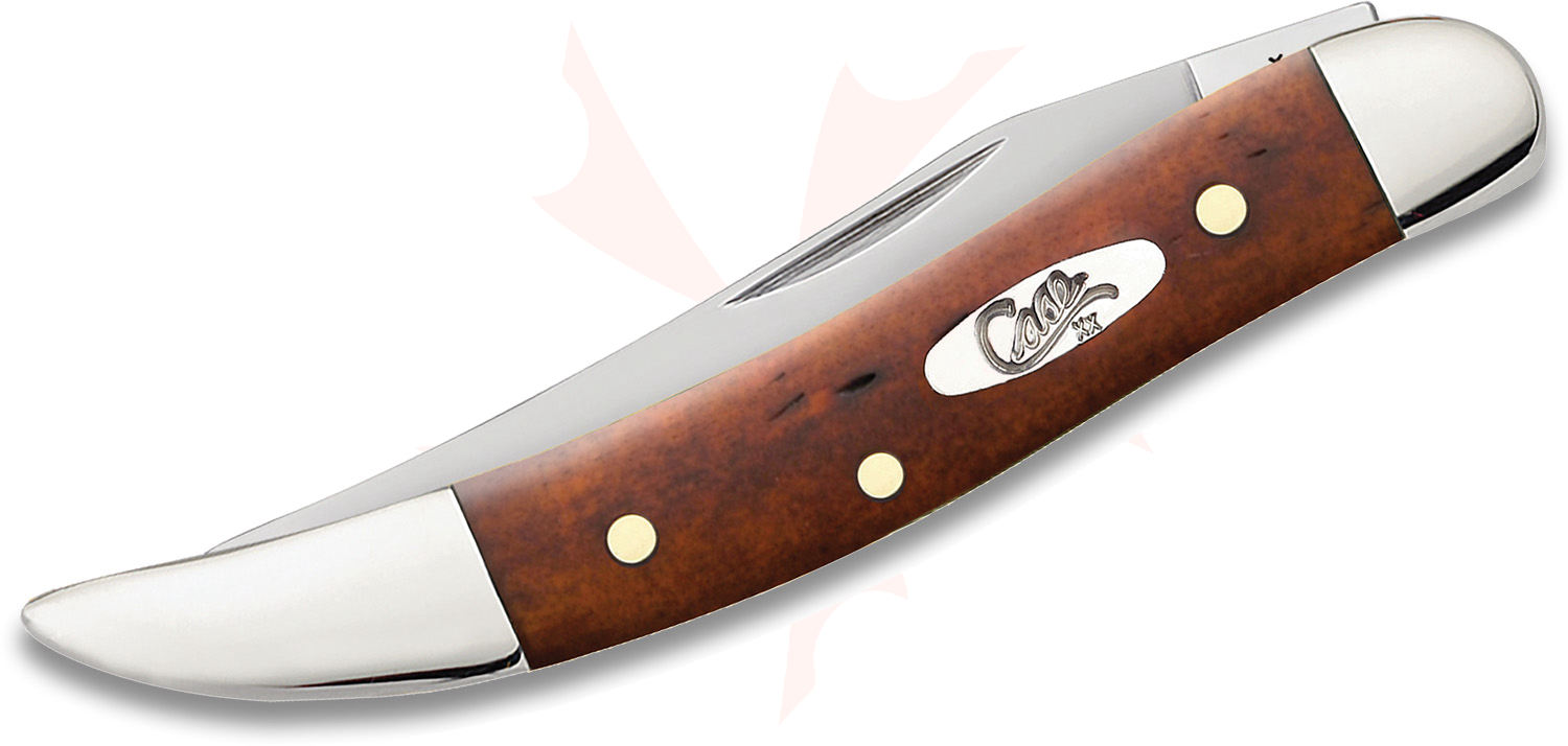 Case Smooth Chestnut Bone Small Texas Toothpick 3