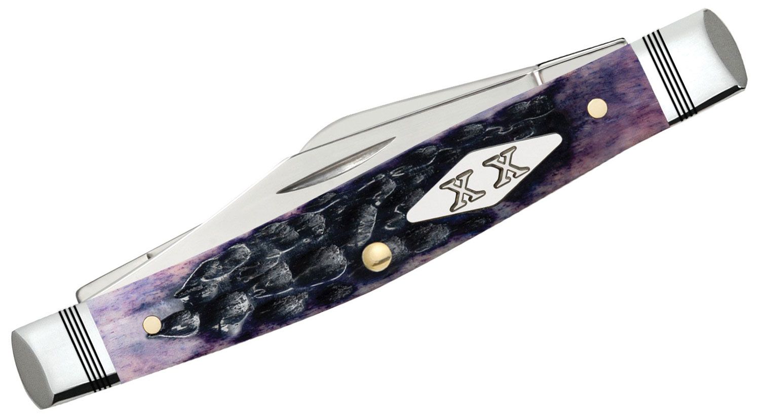 Case Standard Jig Purple Bone Medium Stockman 3.25 Closed (6344 SS) -  KnifeCenter - 31622 - Discontinued