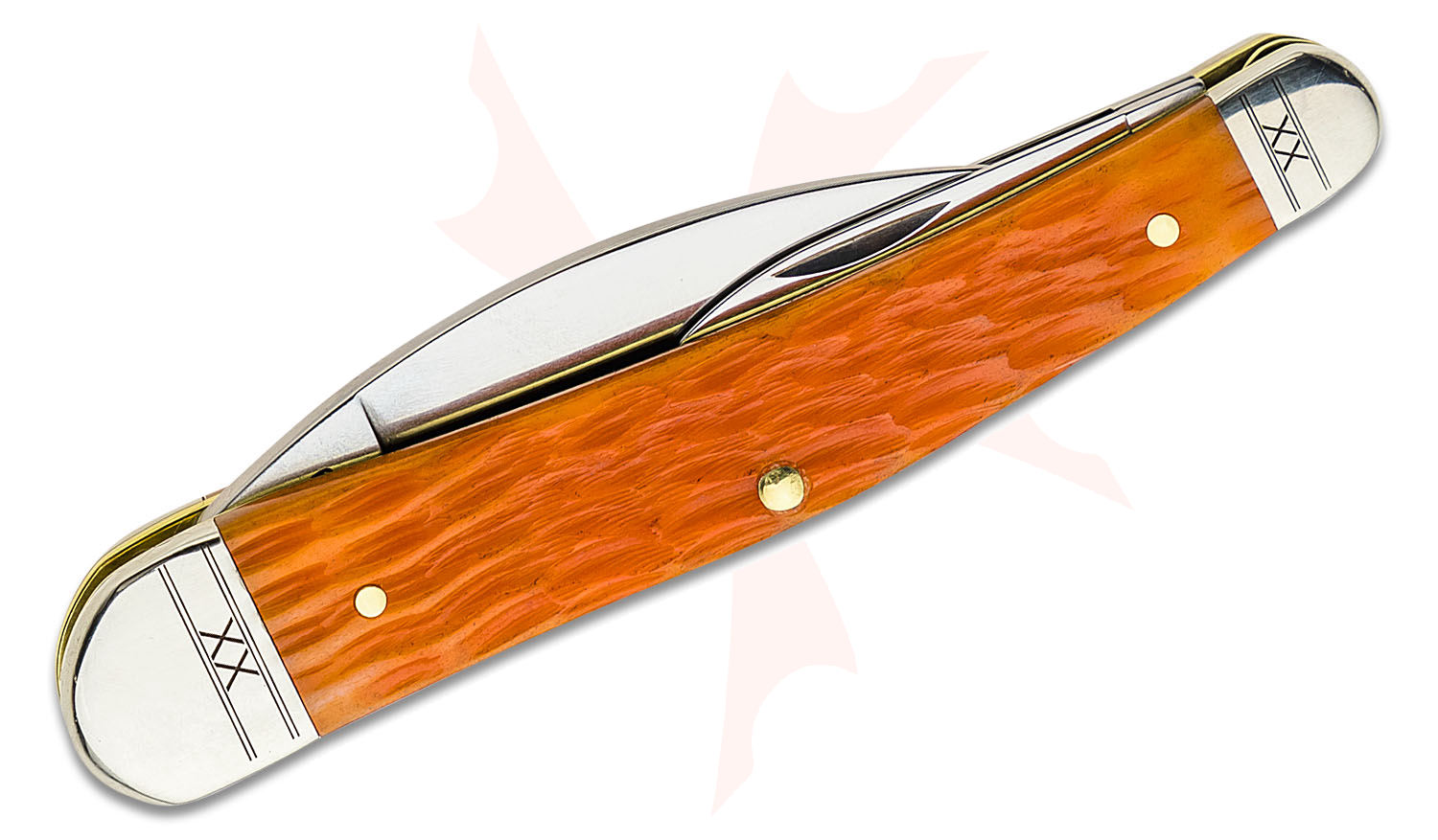 Case Crandall Jig Cayenne Bone Seahorse Whittler 4