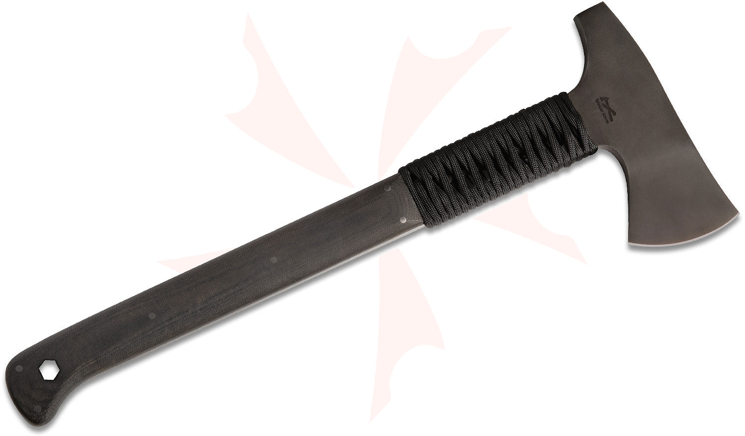 Case Winkler Pack Axe 2.57" Caswell 80CrV2 Blade, Black Canvas Laminate