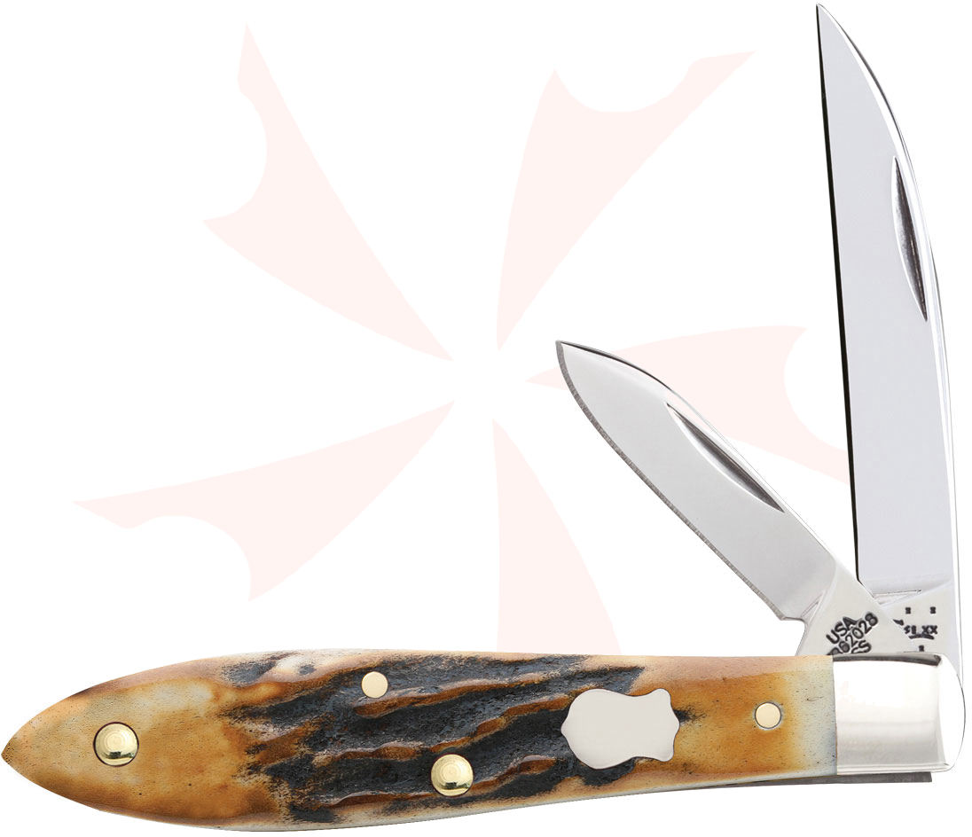 Case 6.5 BoneStag Tony Bose Tear Drop Jack 3-5/8