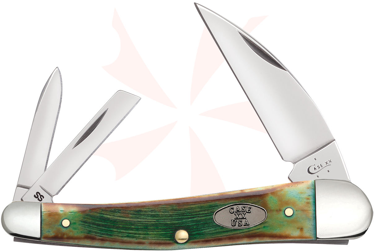 Case Sawcut Clover Bone Seahorse Whittler 4
