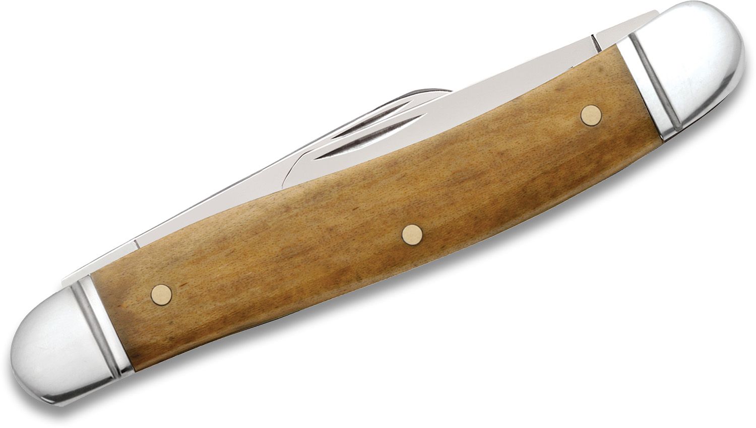 Case®  Smooth Antique Bone Slimline Trapper –