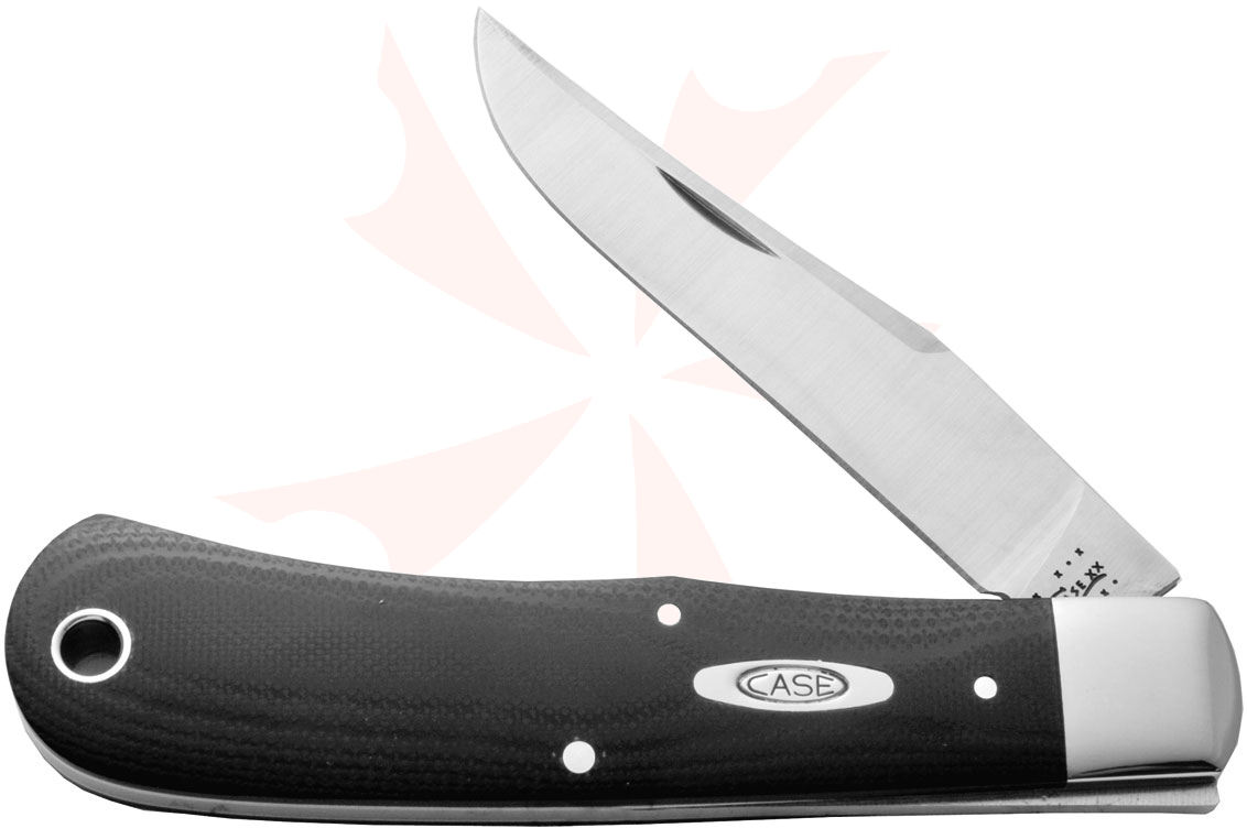 Case Smooth Black G10 BackPocket 4-5/8