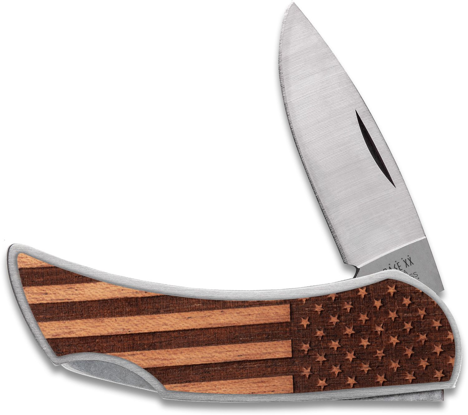 COLLECTOR KNIFE & WATCH SET - EAGLE & FLAG DESIGN in WOOD BOX - T390 on  StetsonKnives.com