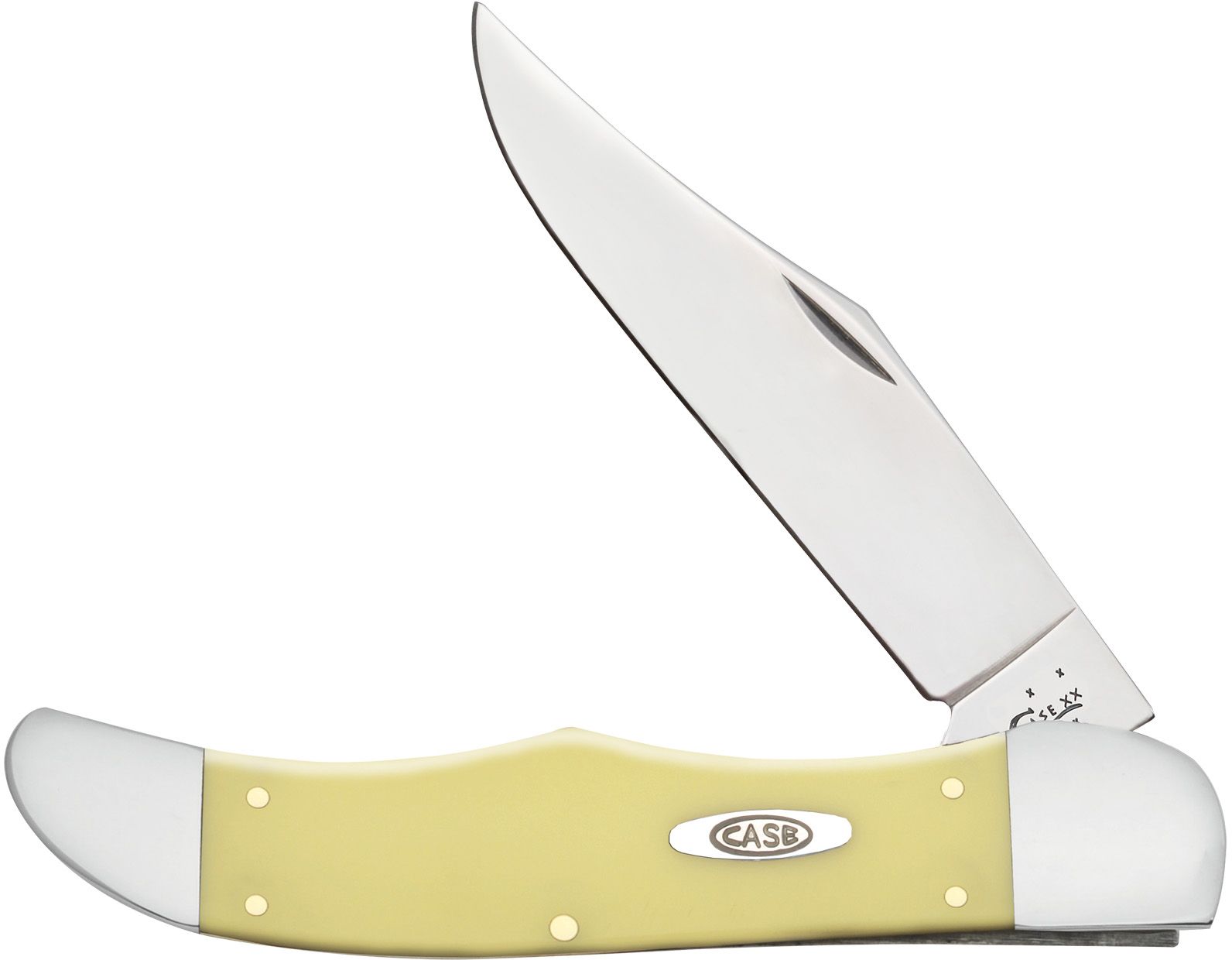 Case Yellow Synthetic Large Folding Hunter 5-1/4