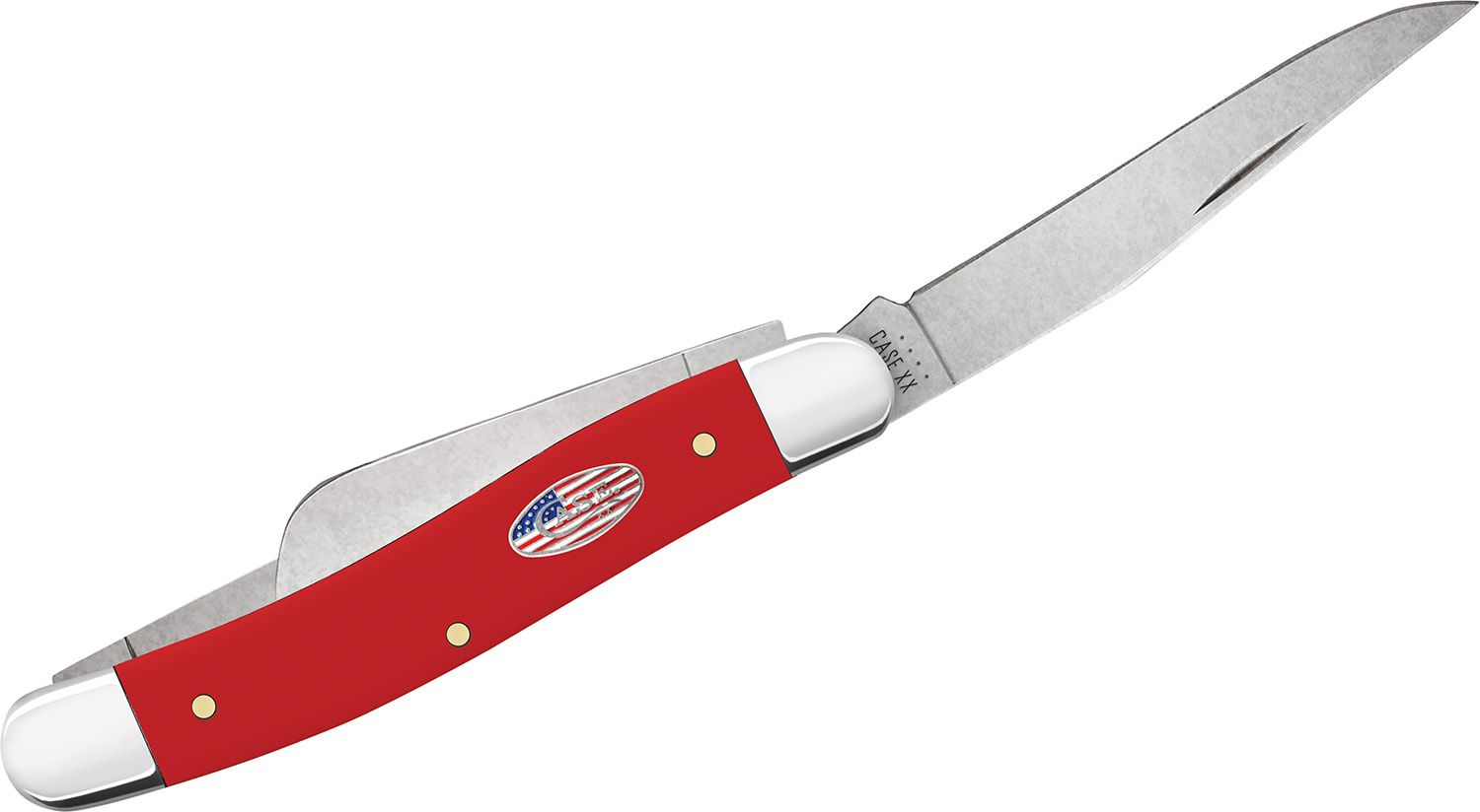Case American Workman Red Synthetic Medium Stockman Pocket Knife 