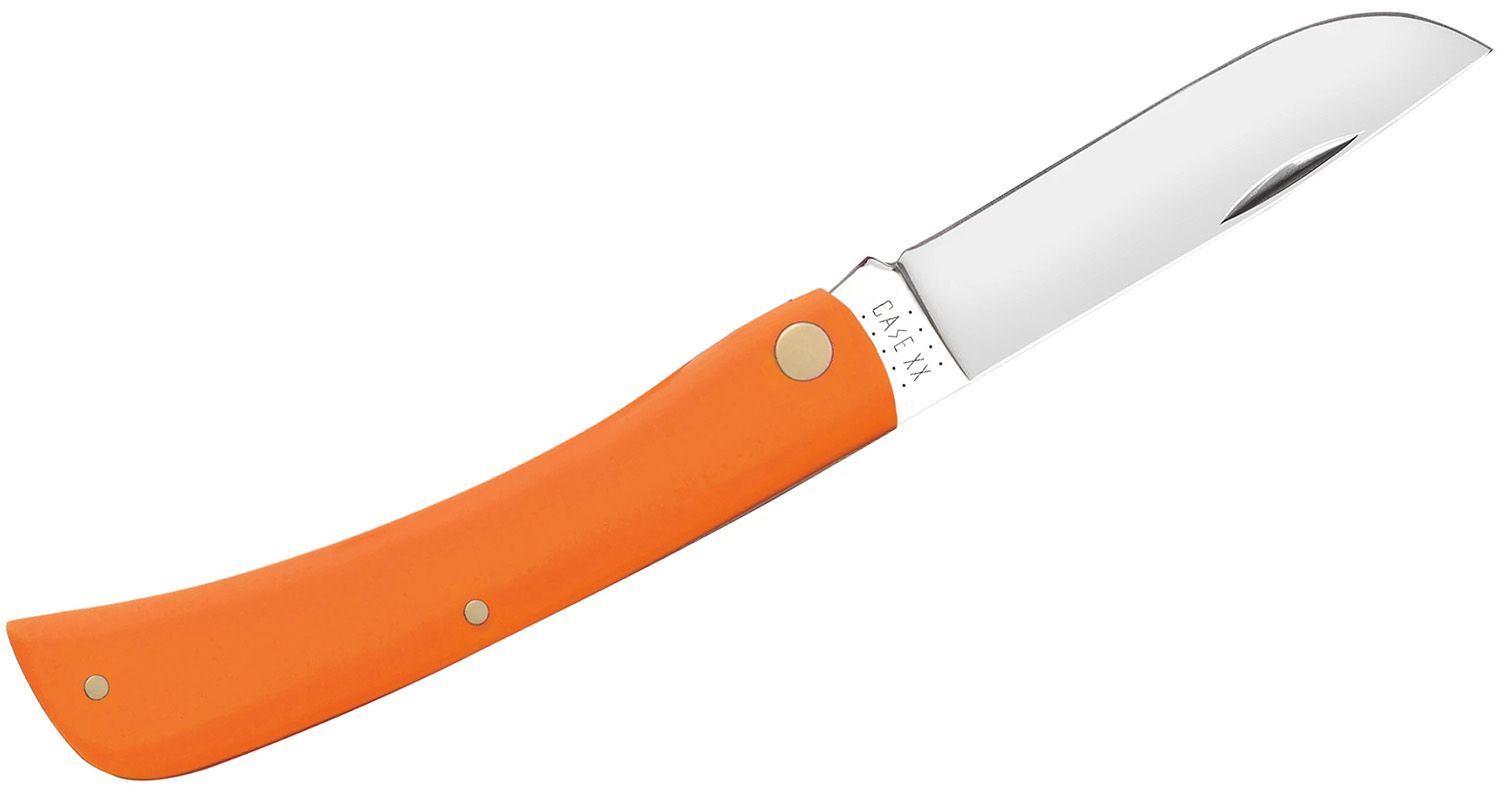 Case Sod Buster Jr. Smooth Orange Synthetic Slip Joint Knife for Sale