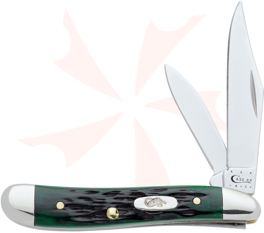Case Pocket Worn Bermuda Green Bone Peanut 2-7/8