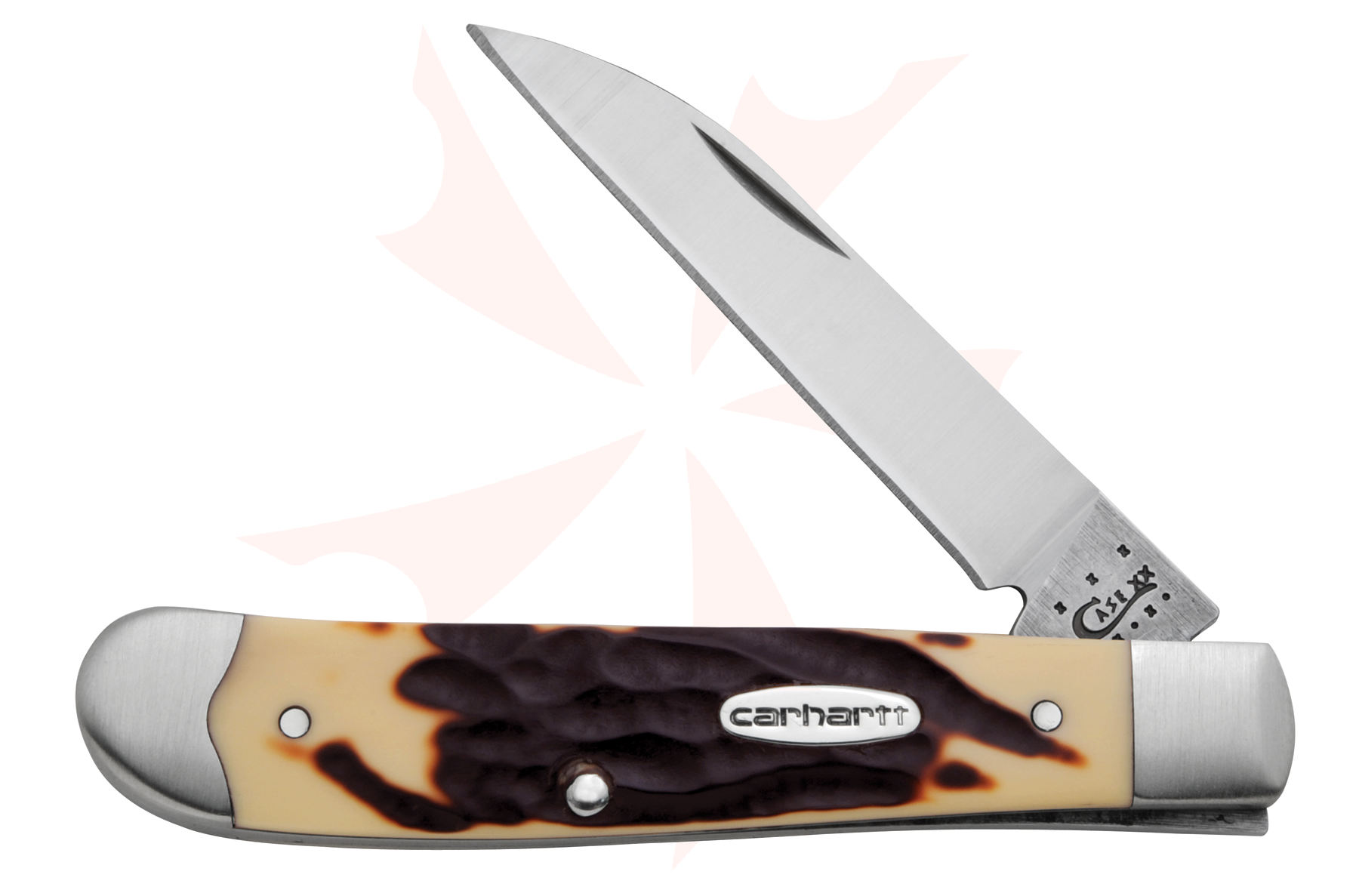 Case Carhartt Double-Dyed Synthetic Wharncliffe Mini Trapper 3-1/2