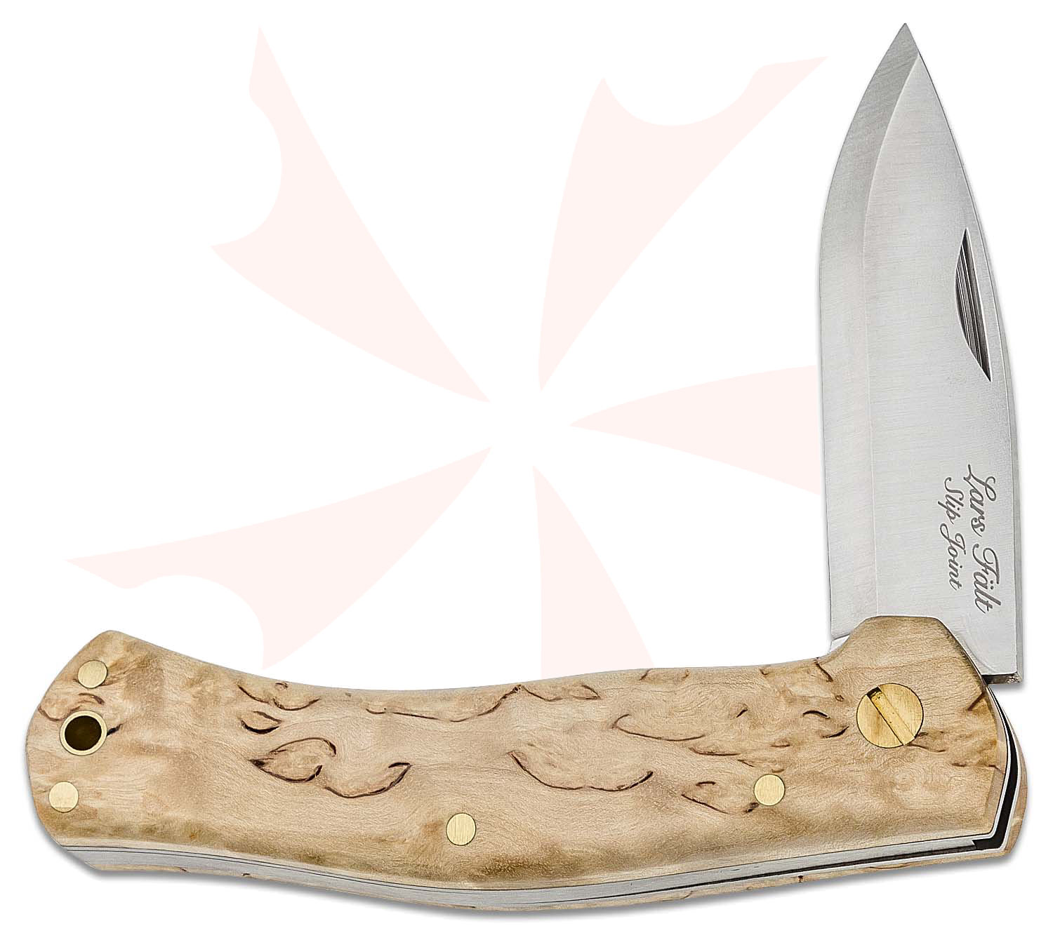 Casstrom Sweden Lars Falt Slipjoint Folding Knife 3" N690 Scandi Ground