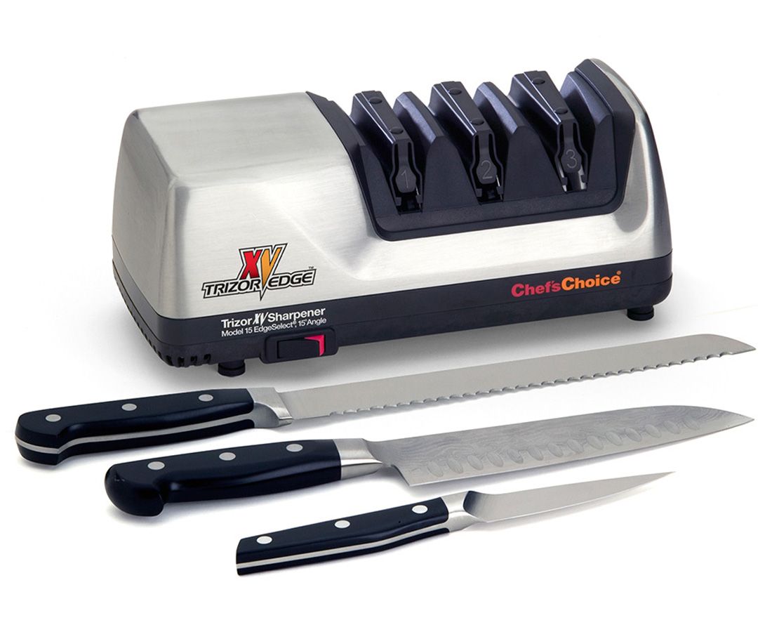 Chef's Choice Trizor XV Model 15 EdgeSelect Electric Knife Sharpener -  KnifeCenter - 0101500 - Discontinued