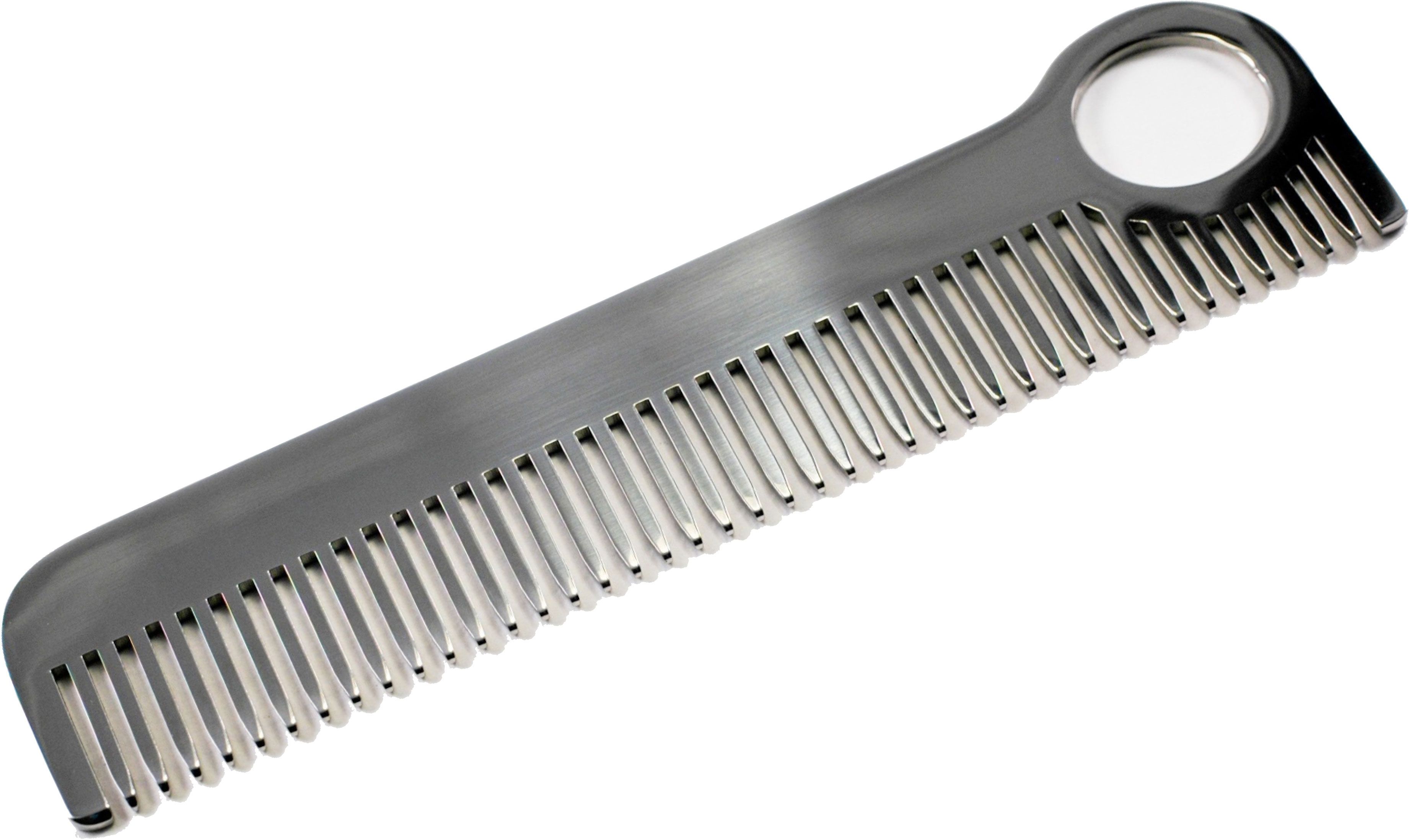 Chicago Comb Model 1 Comb, Mirror Stainless Steel, 5.5